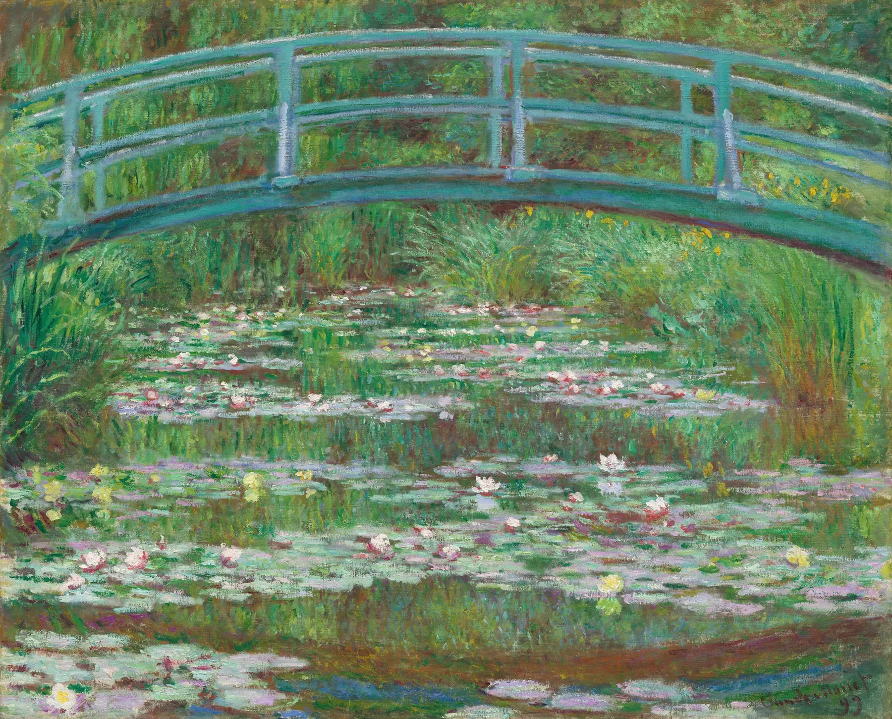 El puente japonés II, de Claude Monet