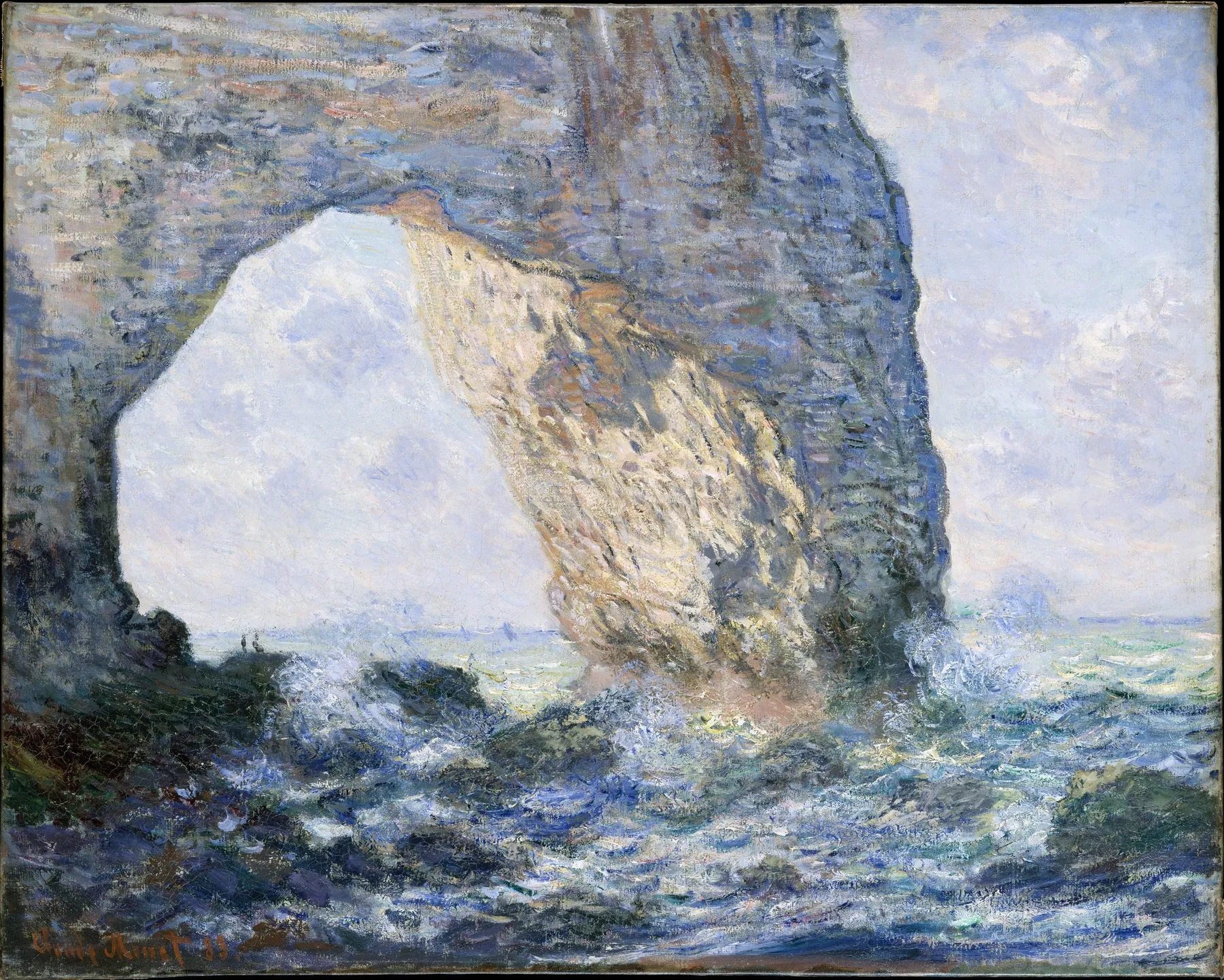 La Manneporte, de Claude Monet