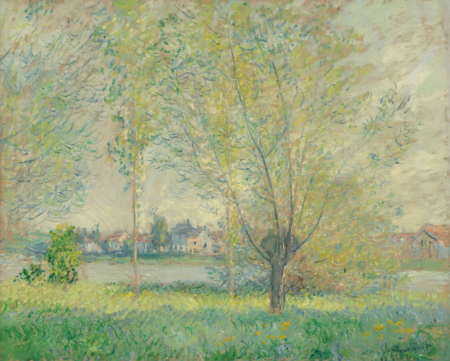 Los sauces, de Claude Monet