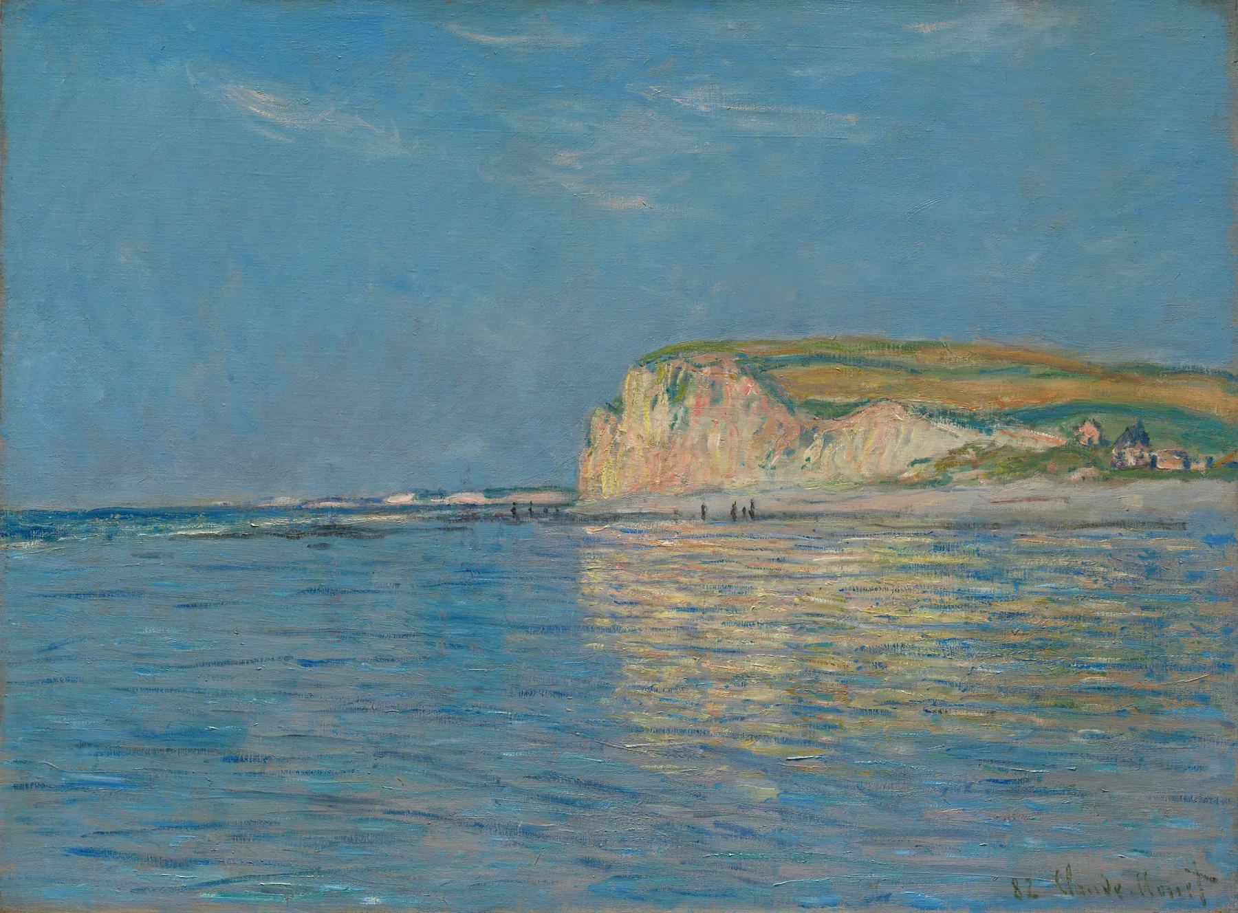 Marea baja en Pourville, cerca de Dieppe, 1882, de Claude Monet