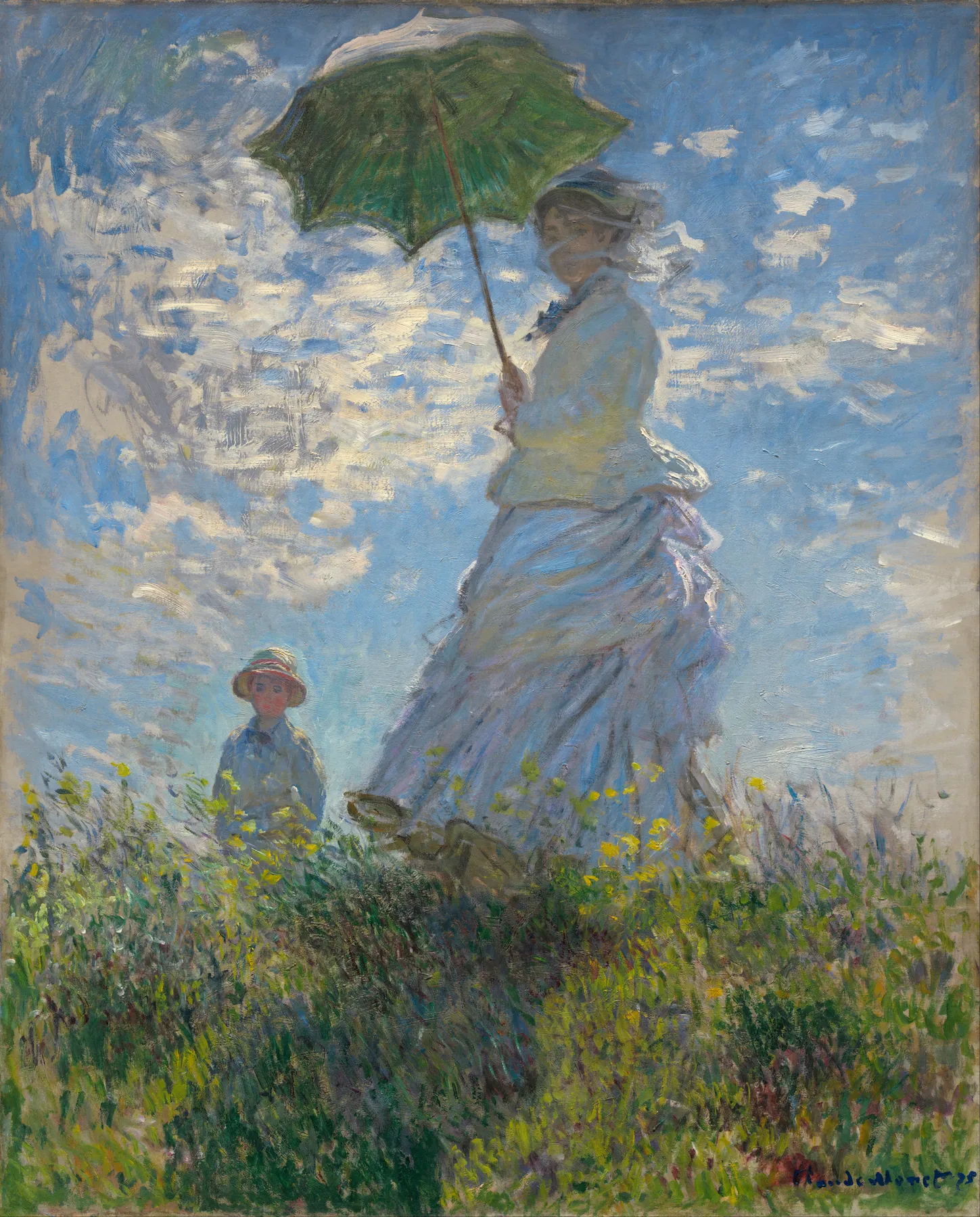 Paseo con sombrilla, de Claude Monet