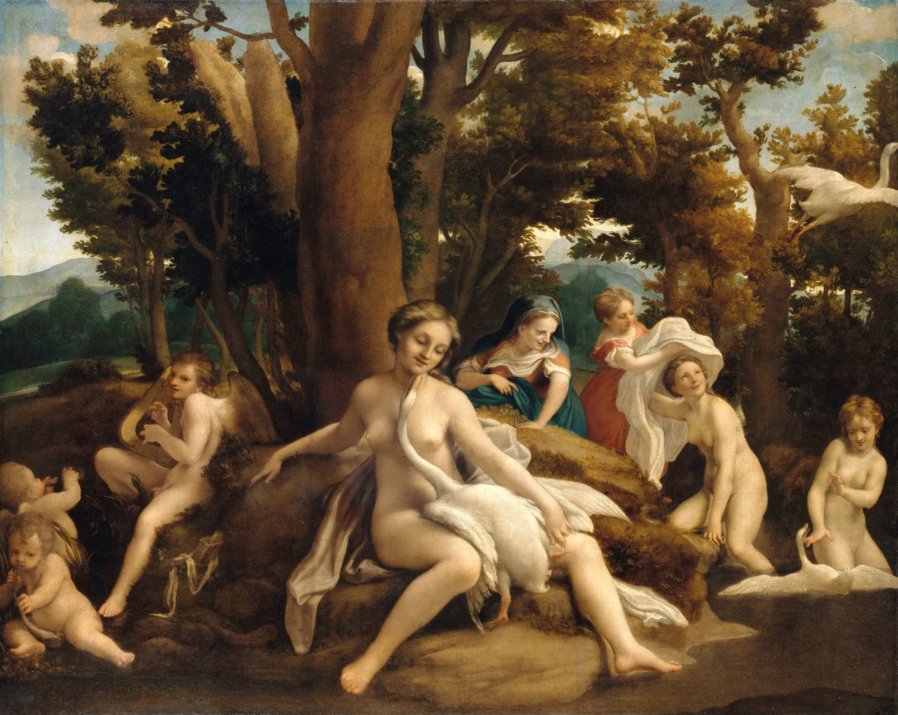 Leda y el cisne, de Correggio