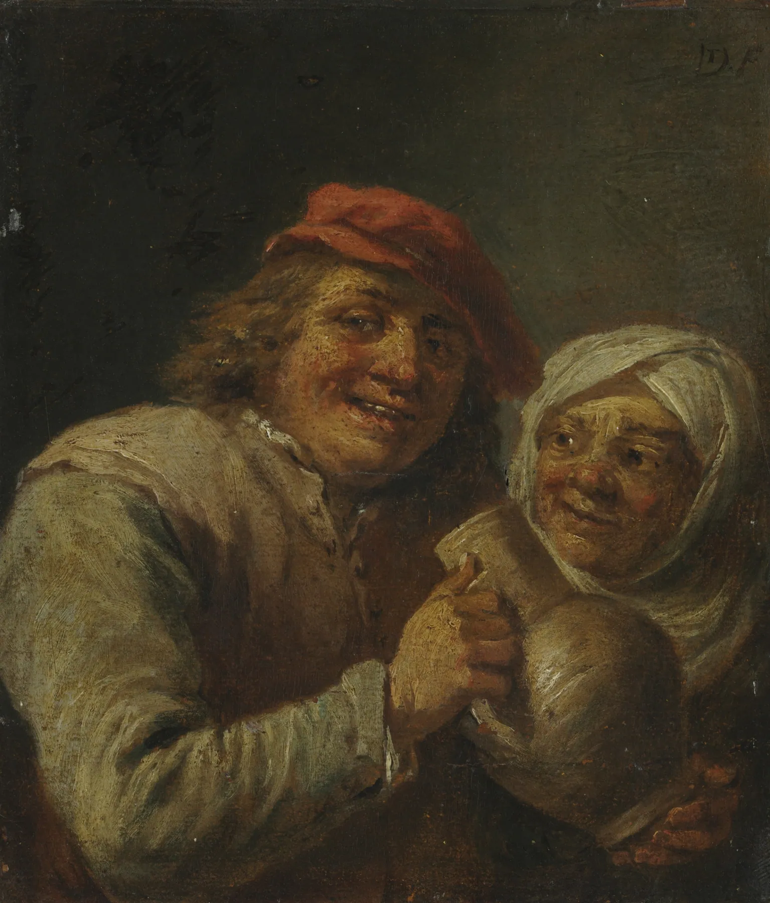 Anciano y anciana, de David Teniers el Joven
