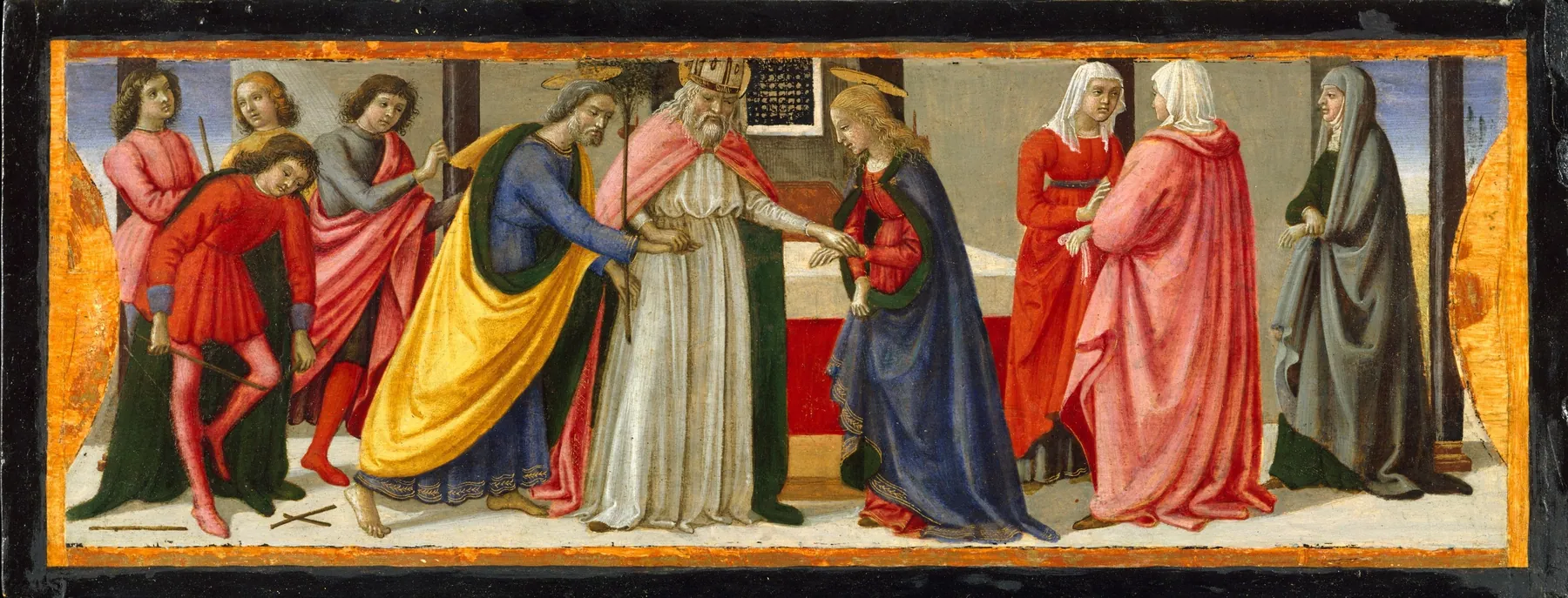 El matrimonio de la Virgen, de Davide Ghirlandaio