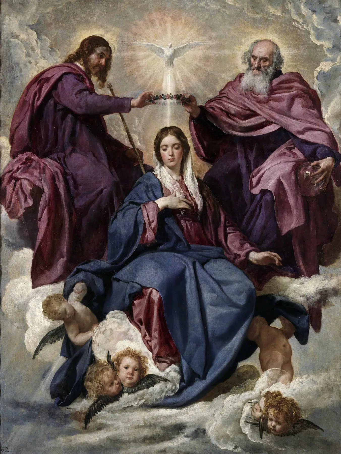 Coronación de la Virgen, de Diego Velázquez