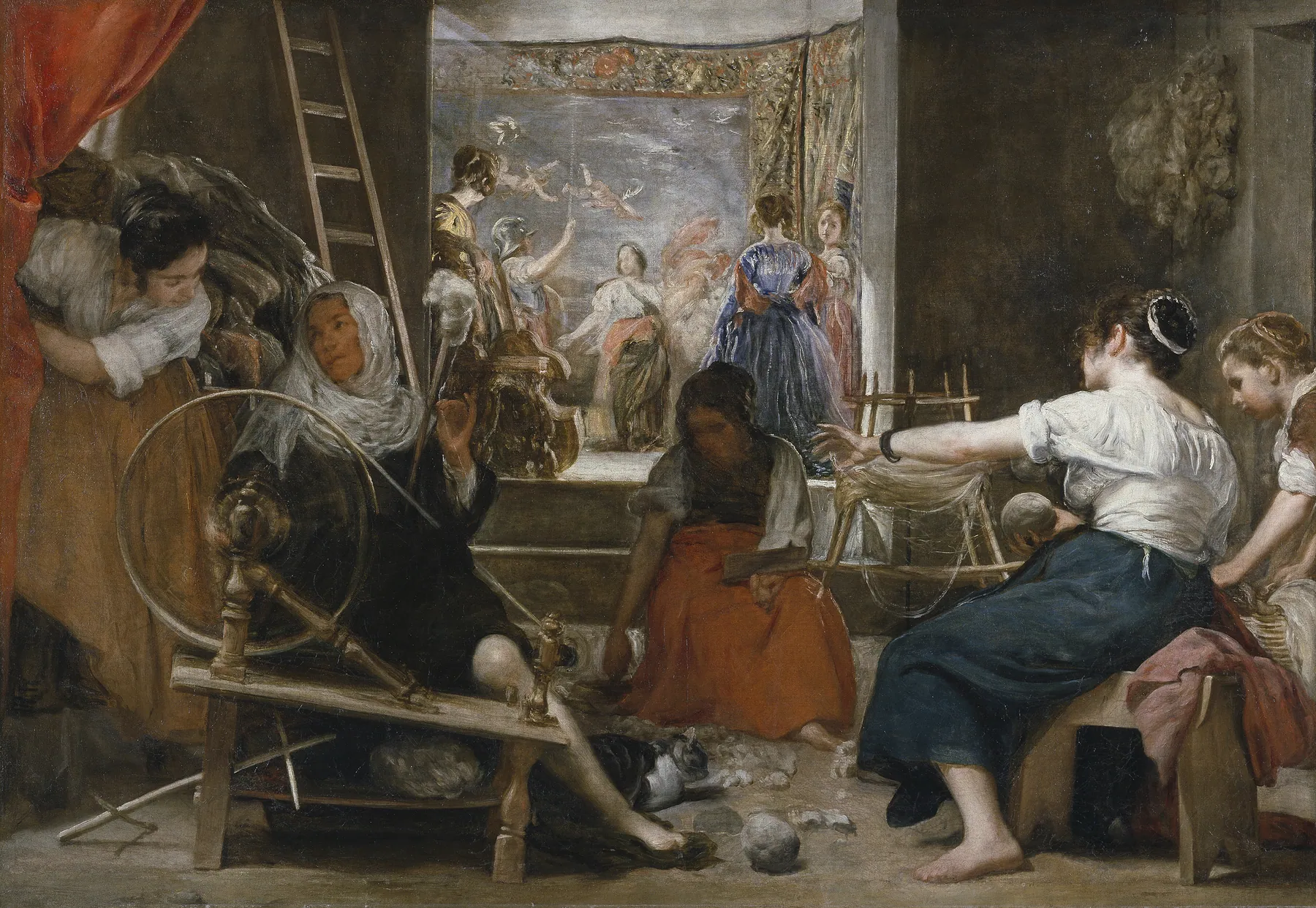 Las hilanderas, de Diego Velázquez