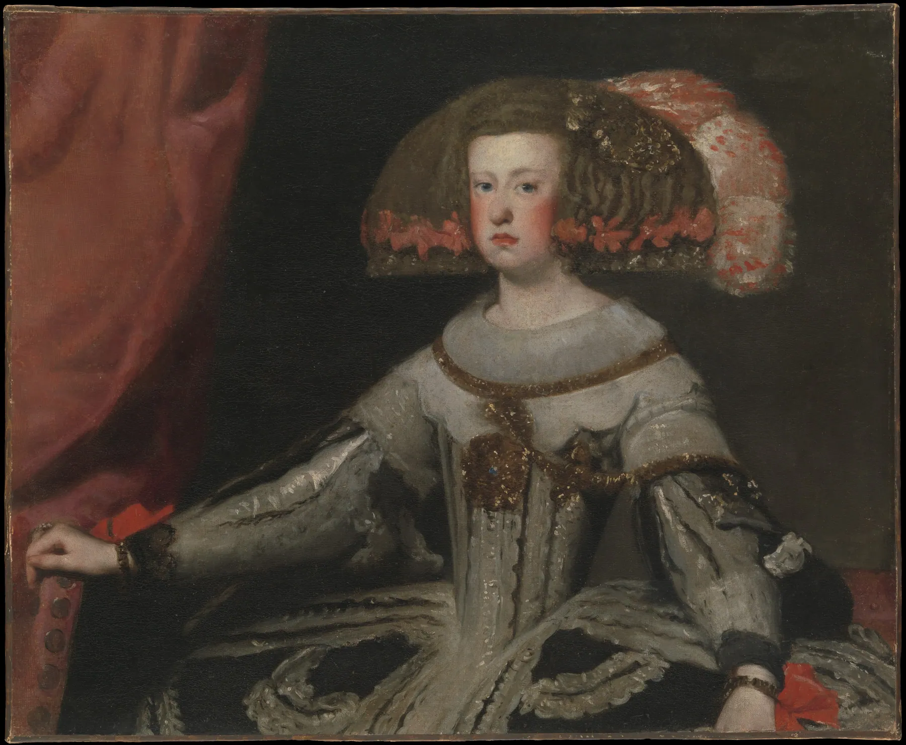 Mariana de Austria (1634-1696), reina de España, de Diego Velázquez