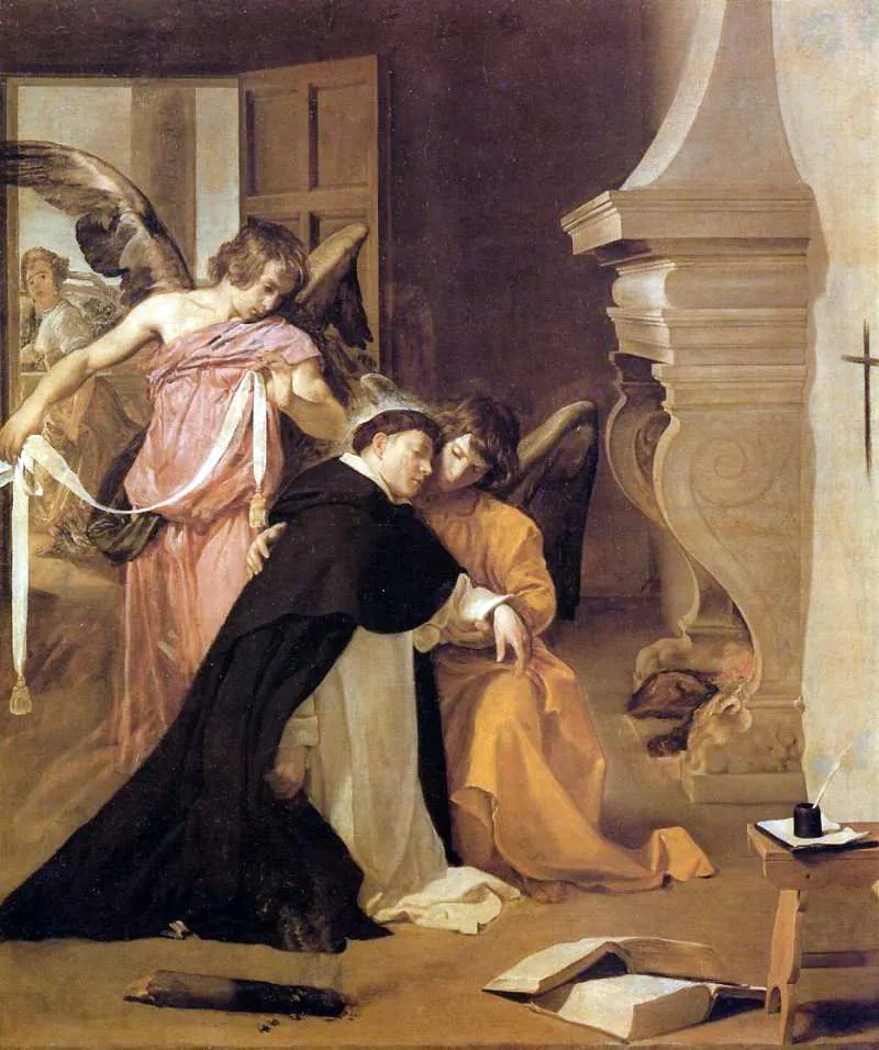 Tentación de Santo Tomás de Aquino, de Diego Velázquez
