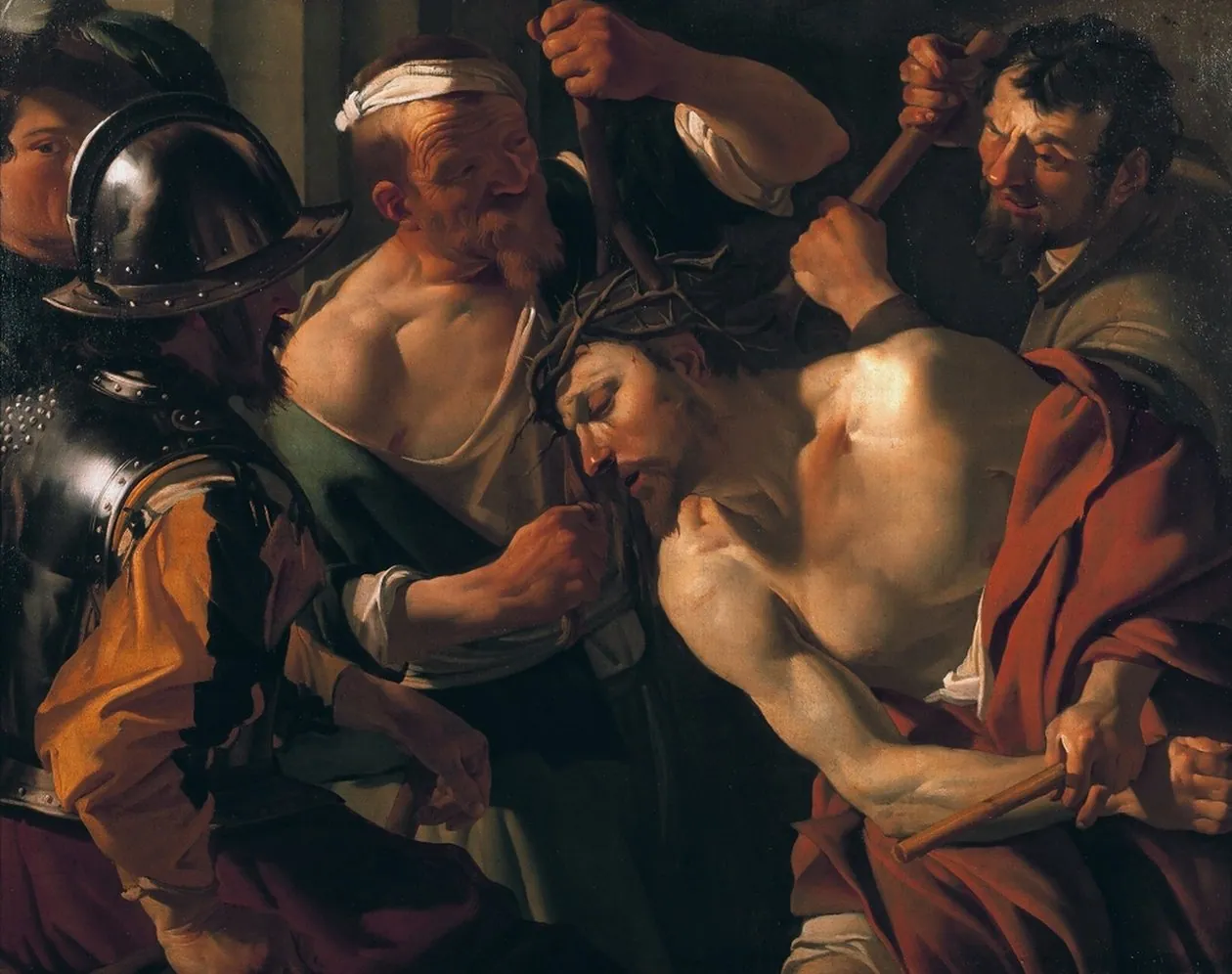 Cristo coronado de espinas, de Dirck van Baburen
