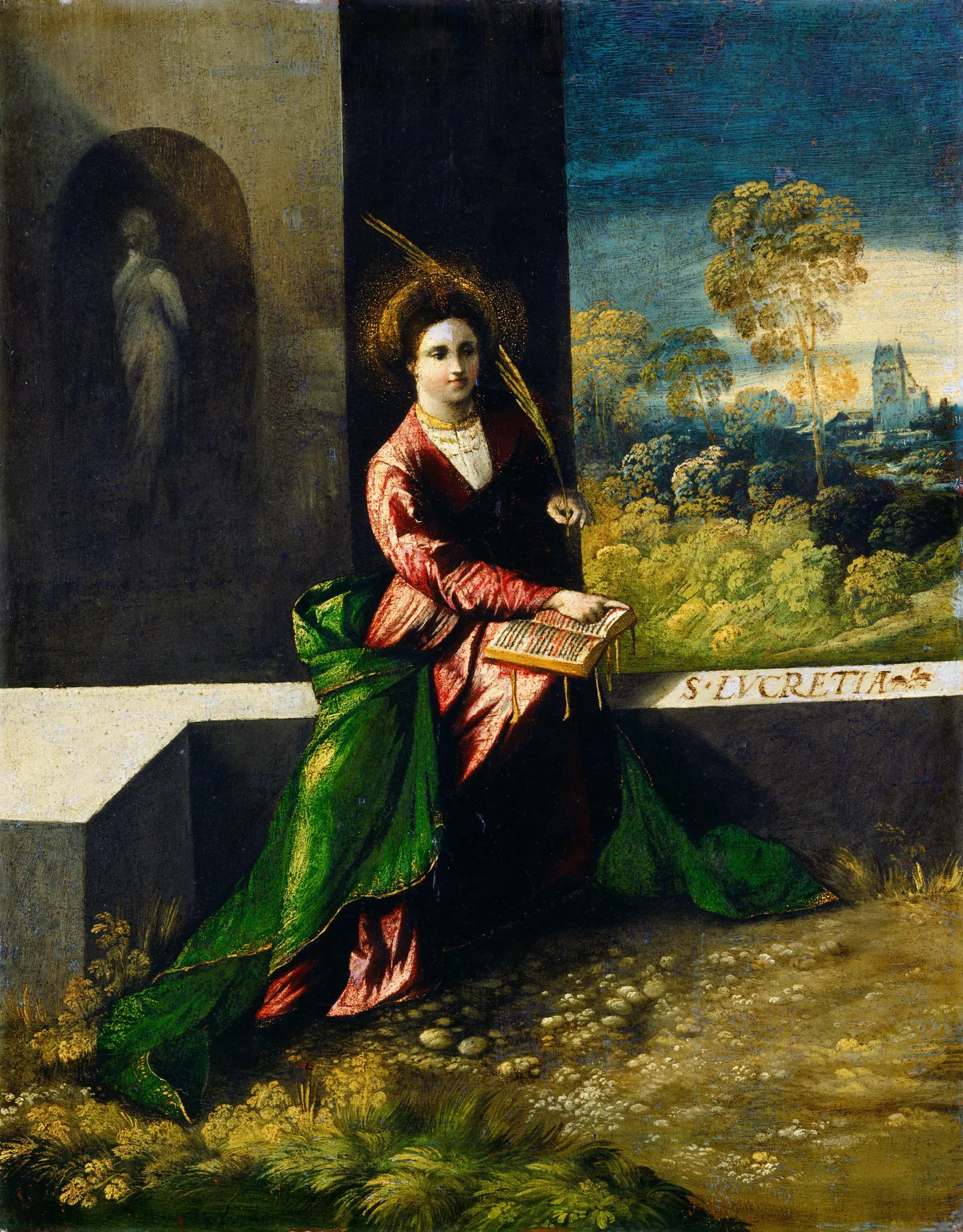 Santa Lucrecia, de Dosso Dossi