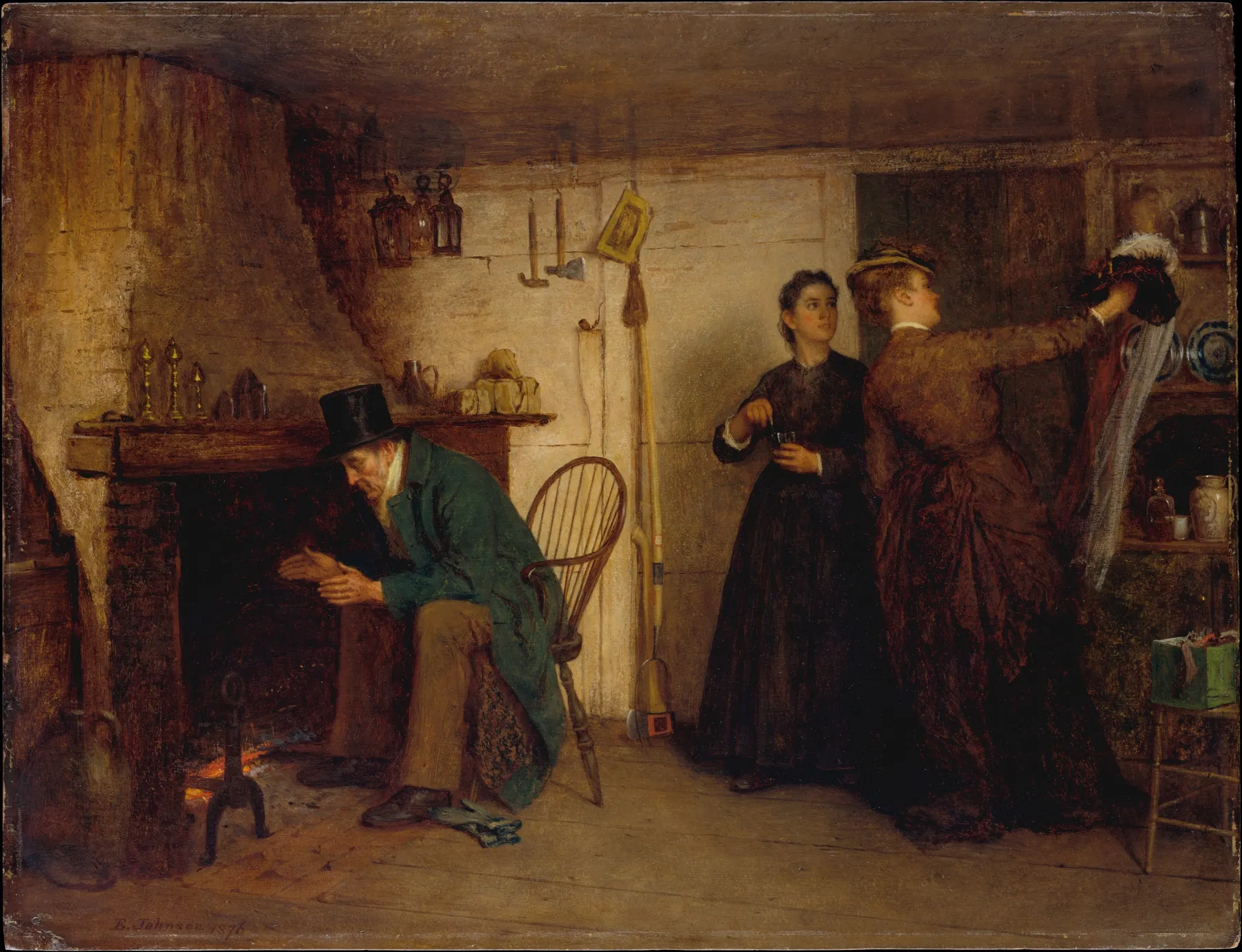 El sombrero nuevo, de Eastman Johnson