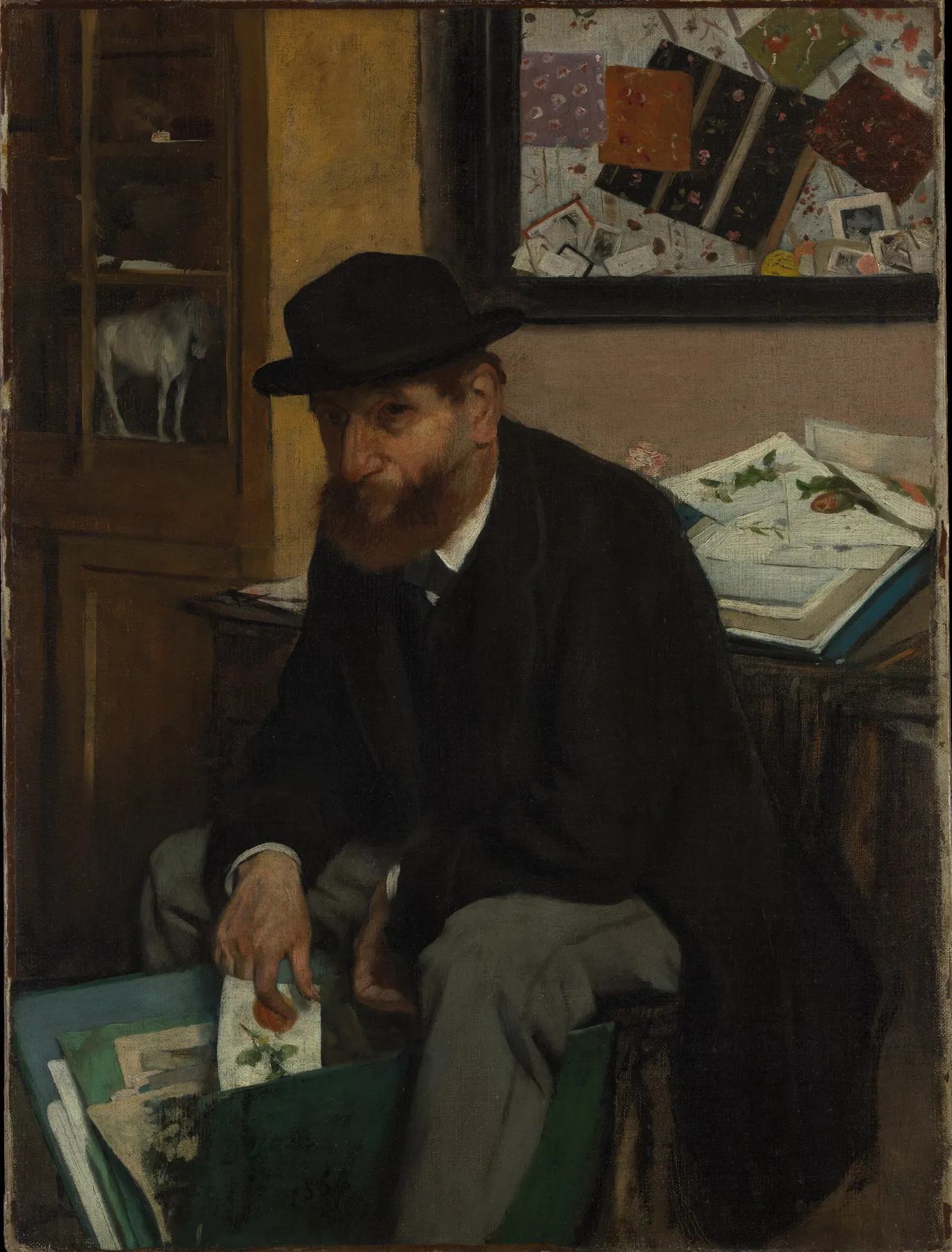 El coleccionista de estampas, de Edgar Degas