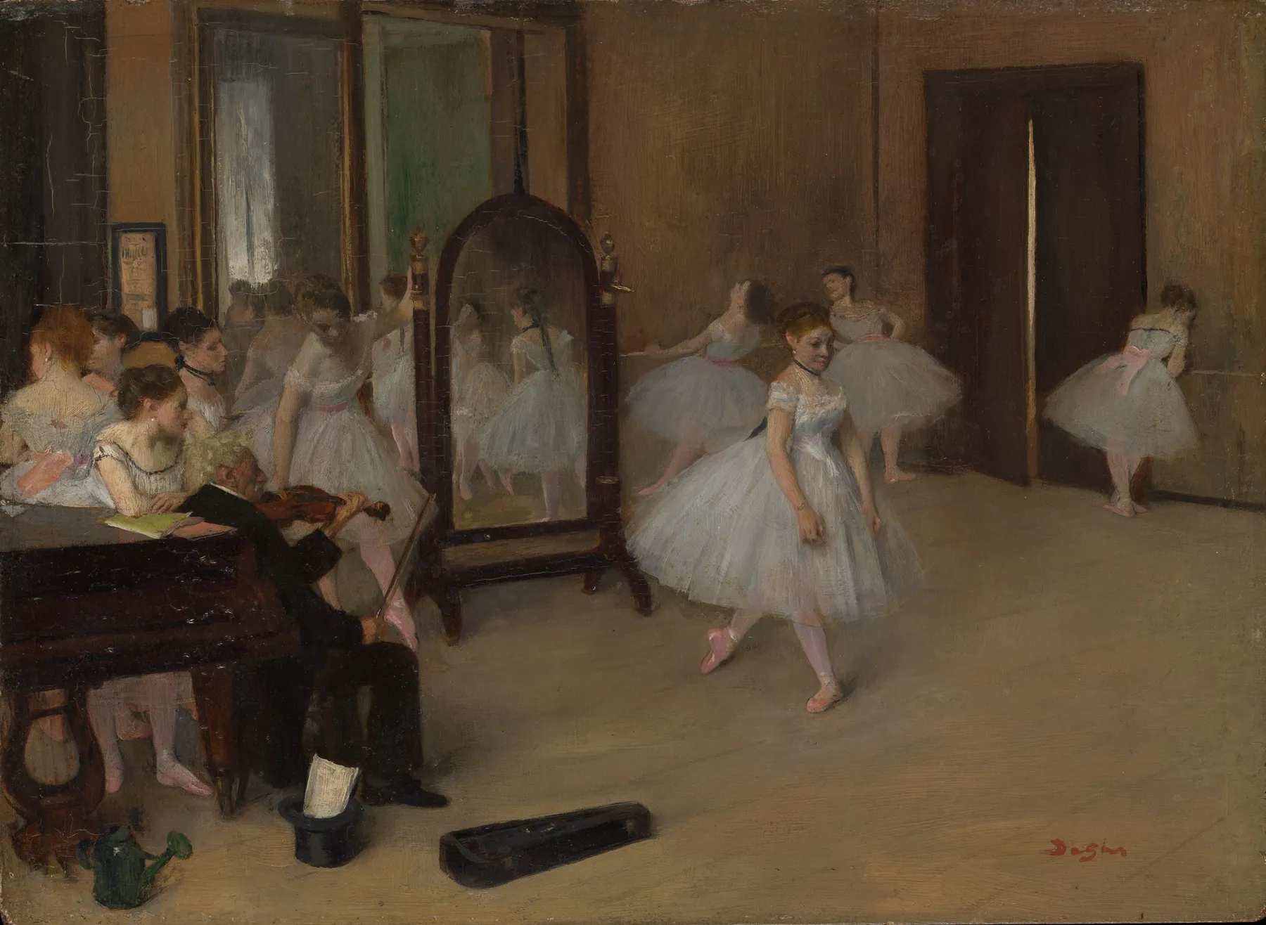 La clase de danza, de Edgar Degas