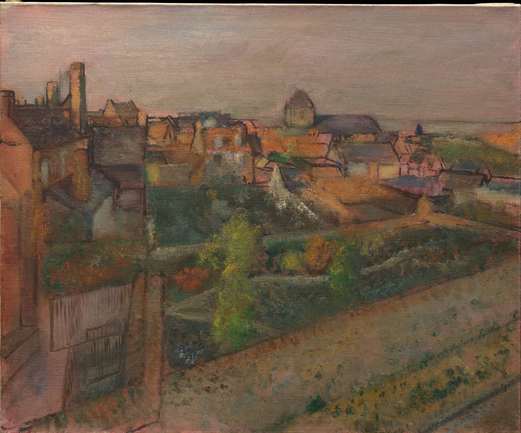 Vista de Saint-Valéry-sur-Somme, de Edgar Degas