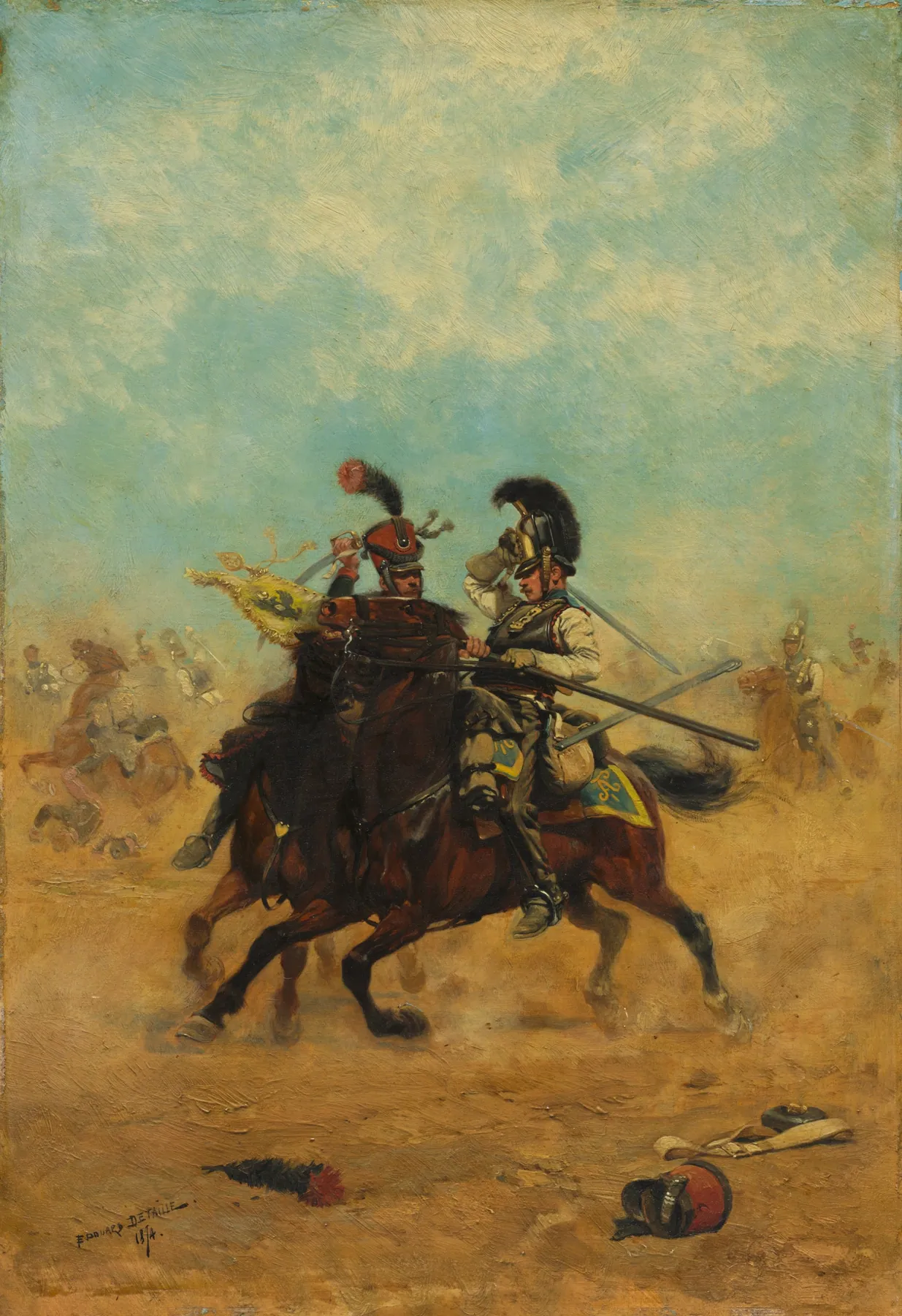 Combate por las banderas, de Édouard Detaille