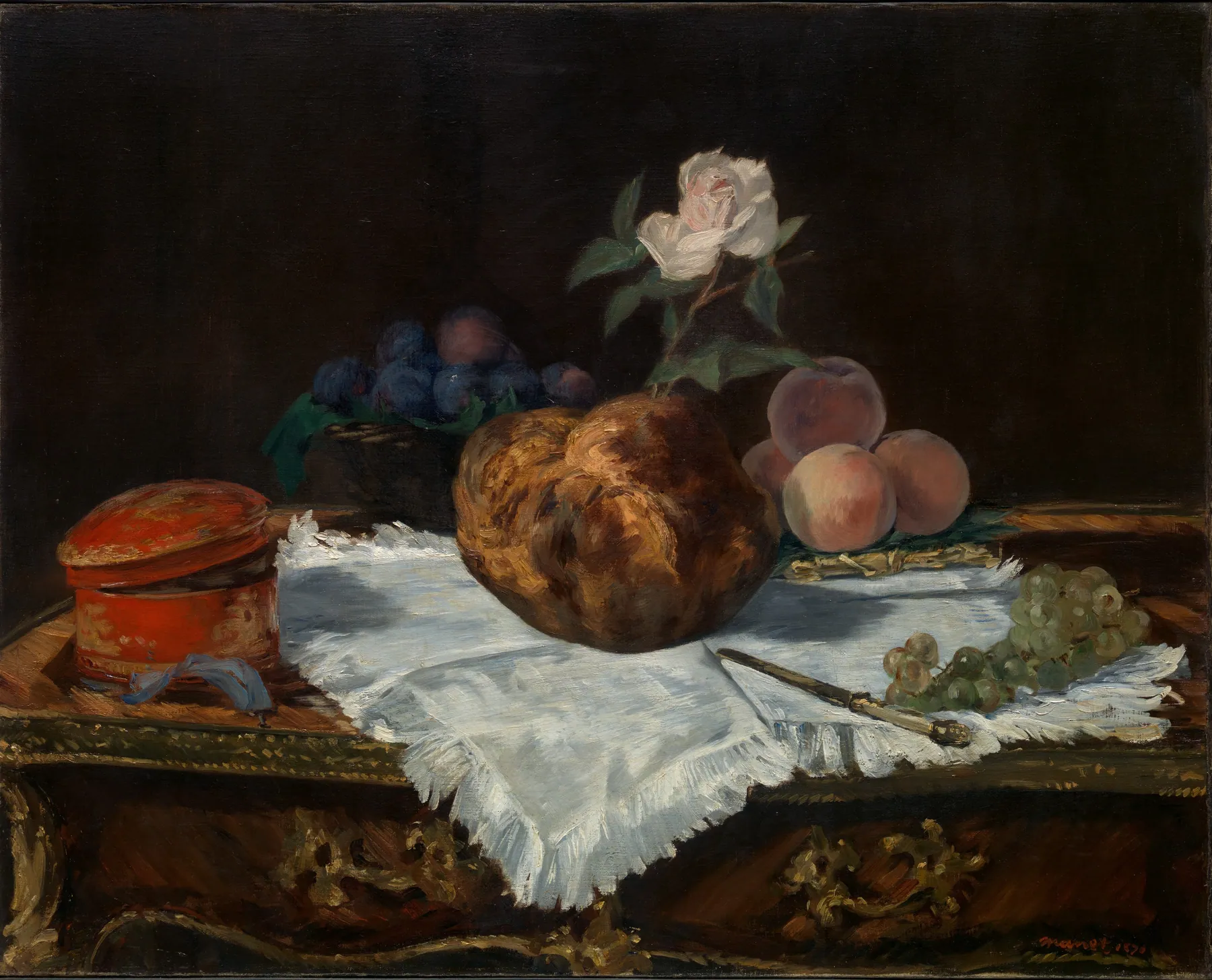 El brioche, de Édouard Manet