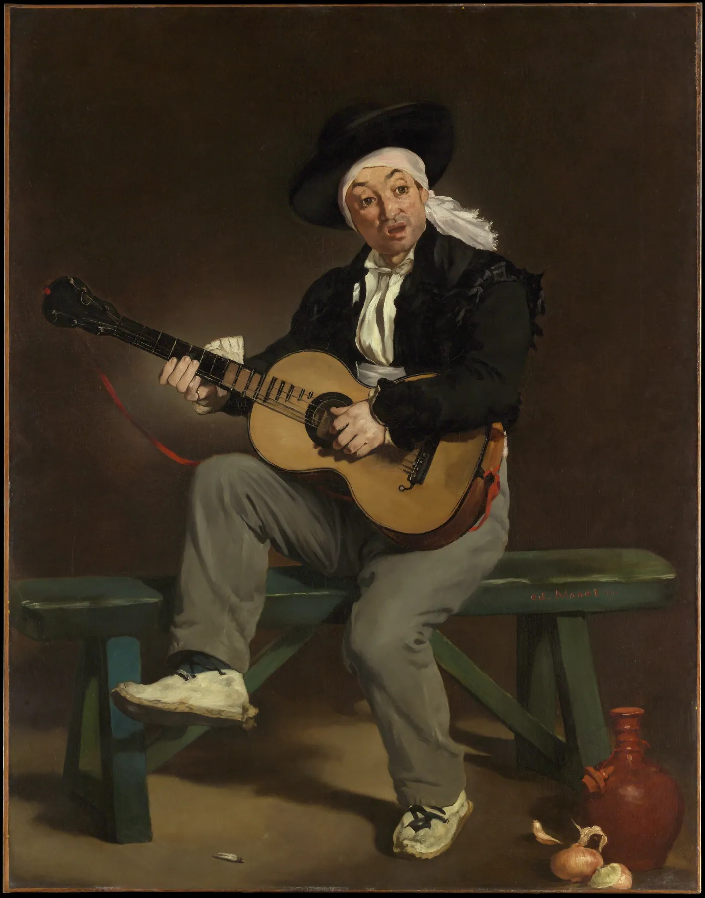 El cantante español, de Édouard Manet