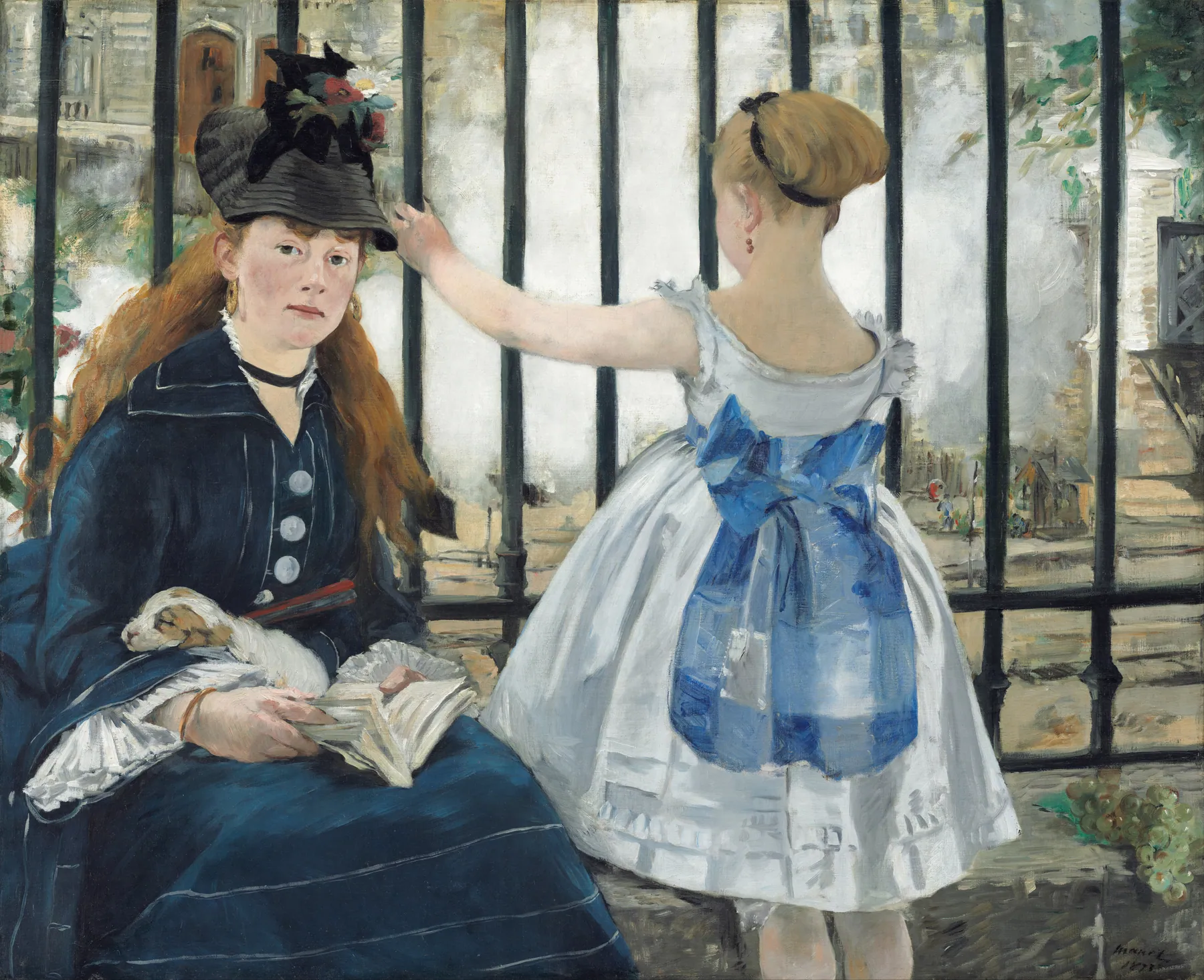 El ferrocarril, de Édouard Manet