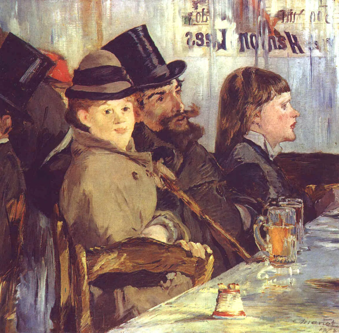 En el café, de Édouard Manet