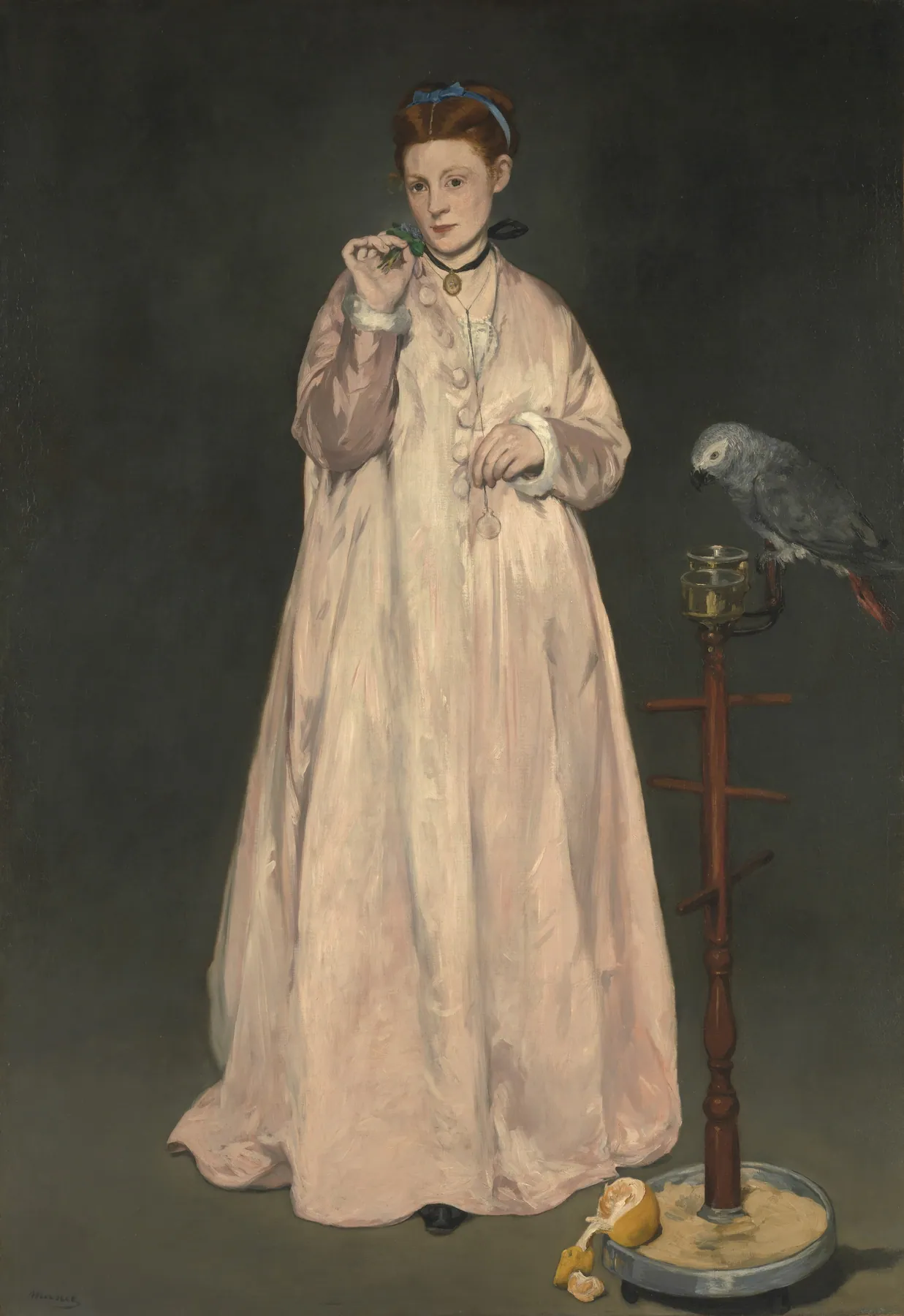 Joven dama en 1866, de Édouard Manet