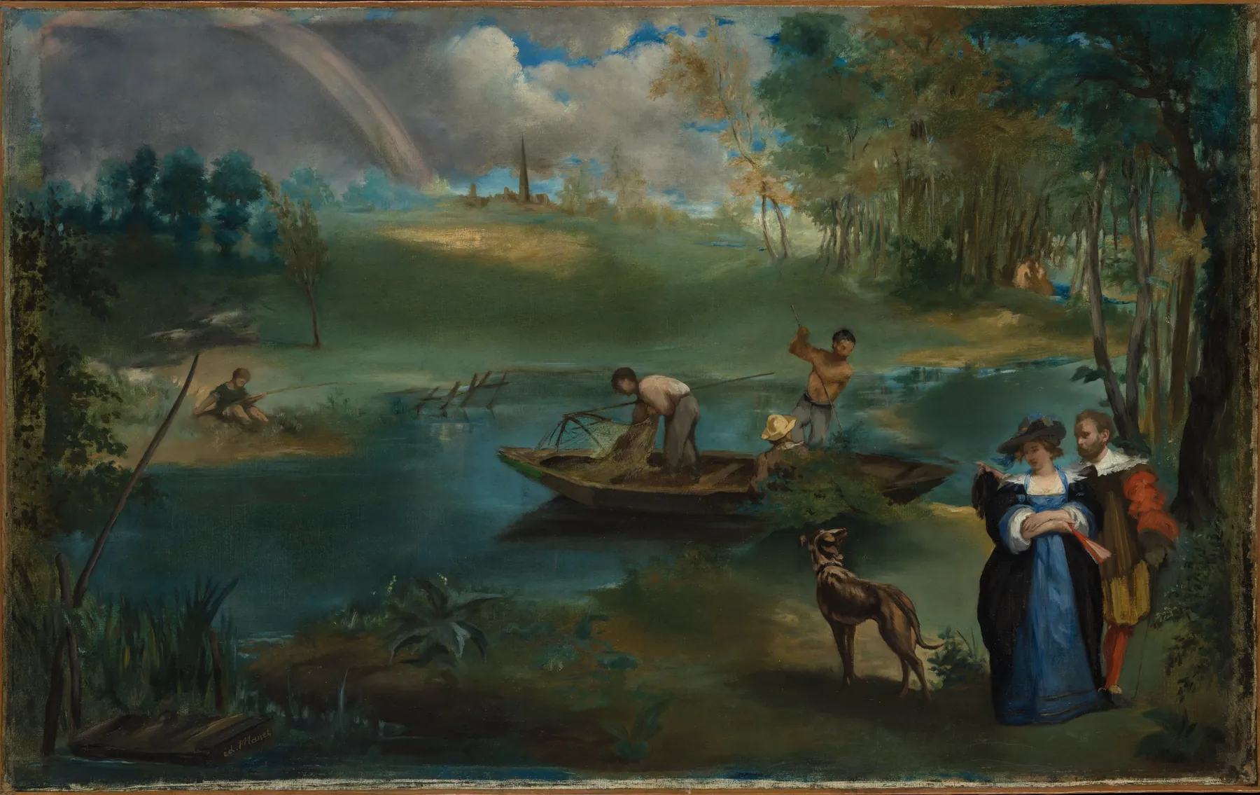 La pesca, de Édouard Manet