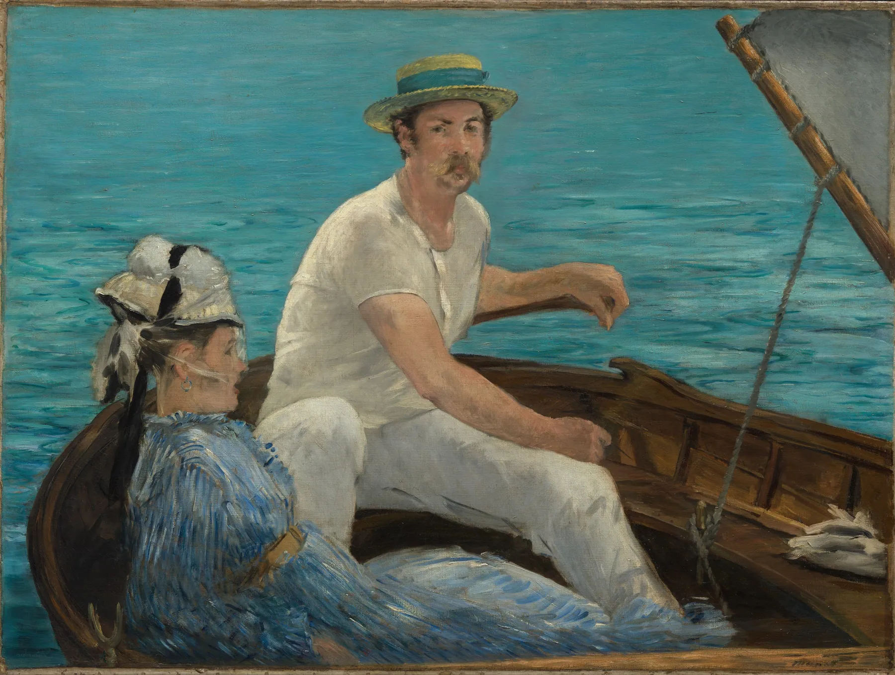 Navegando, de Édouard Manet