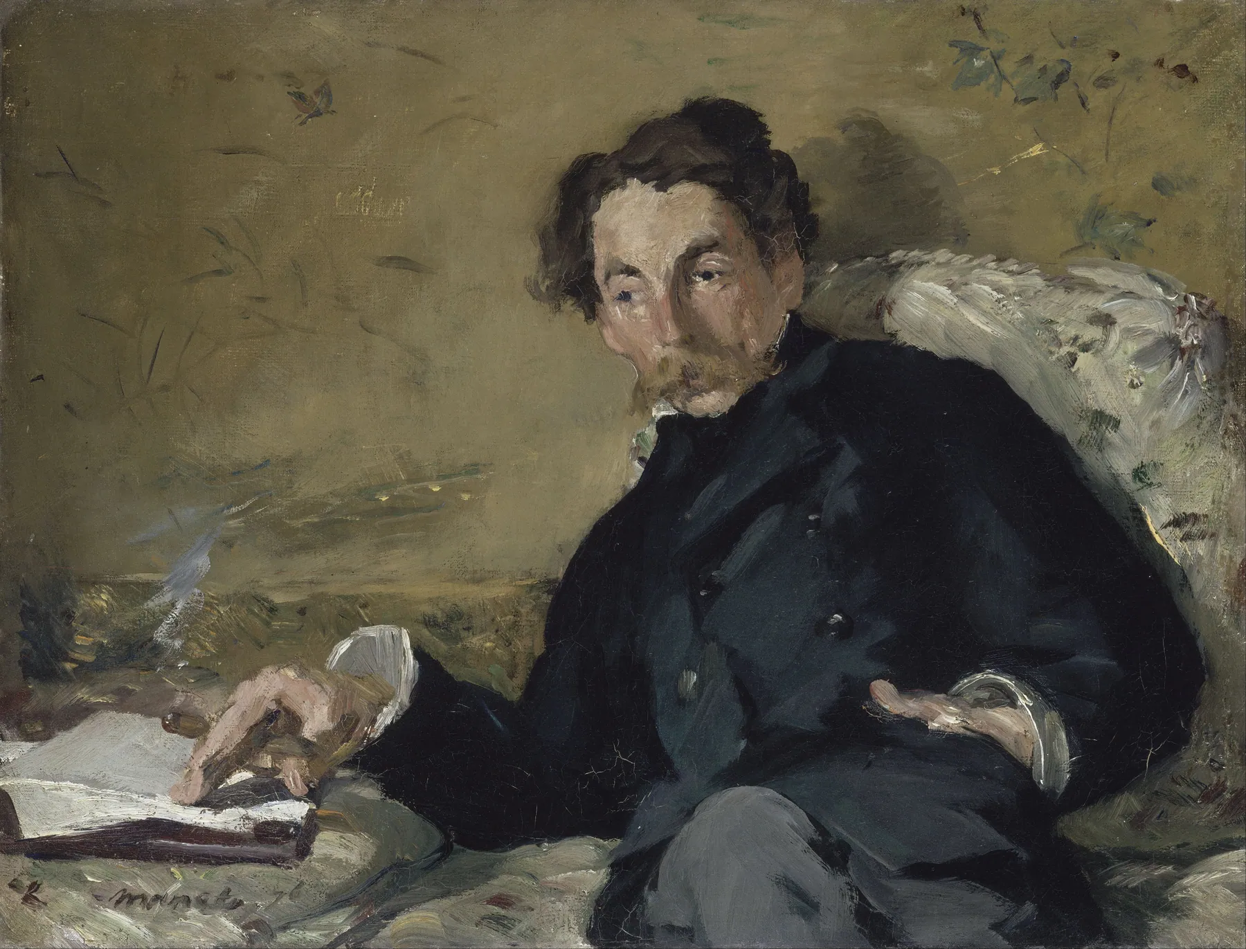 Retrato de Stéphane Mallarmé, de Édouard Manet