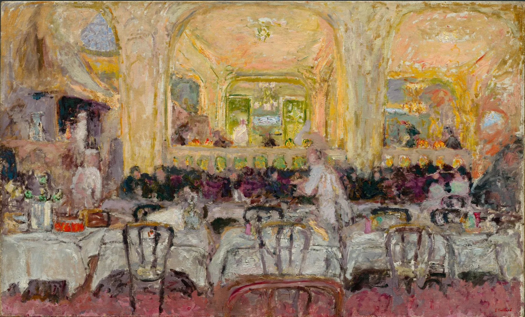 Café Wepler, de Édouard Vuillard
