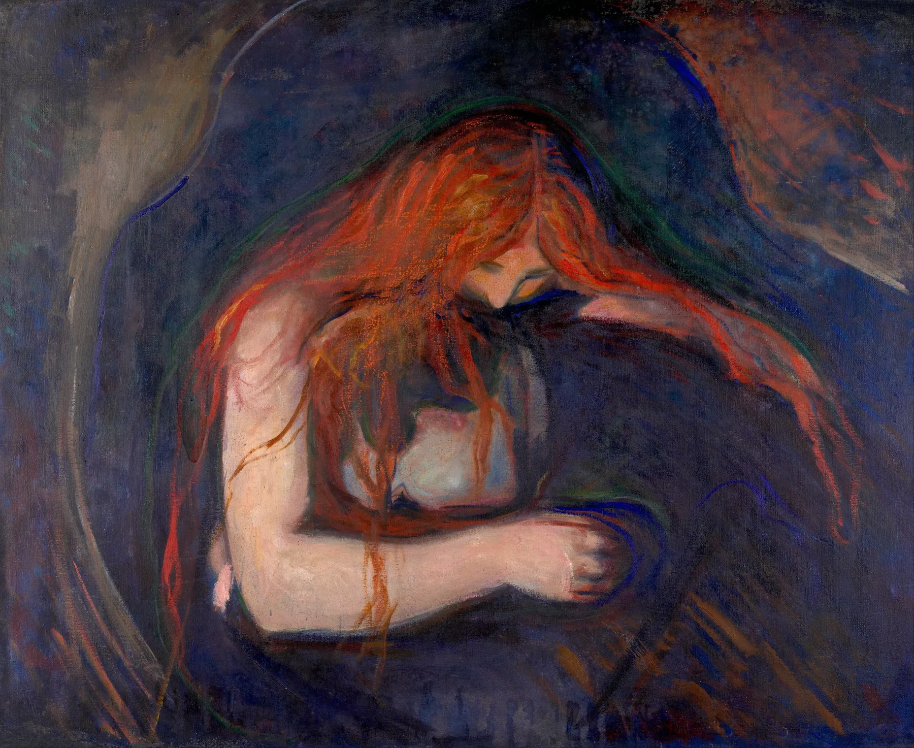 Vampiro, de Edvard Munch