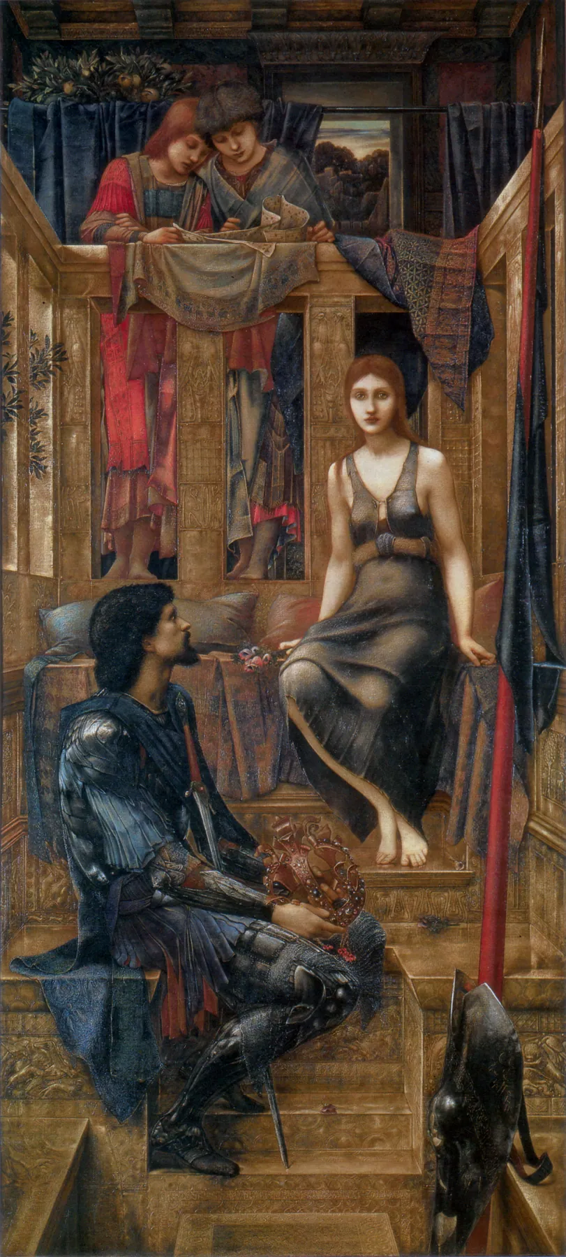 El rey Cophetua y la mendiga, de Edward Burne-Jones