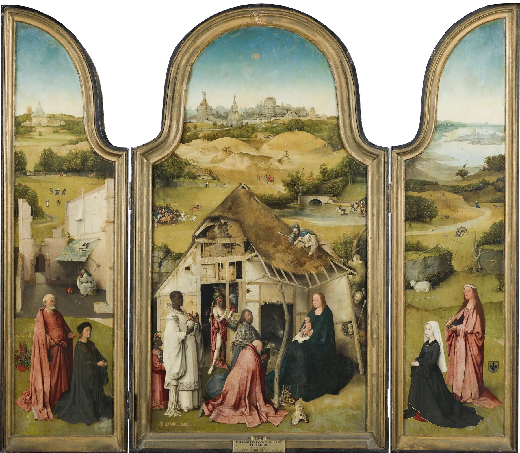 Adoración de los Magos, de El Bosco