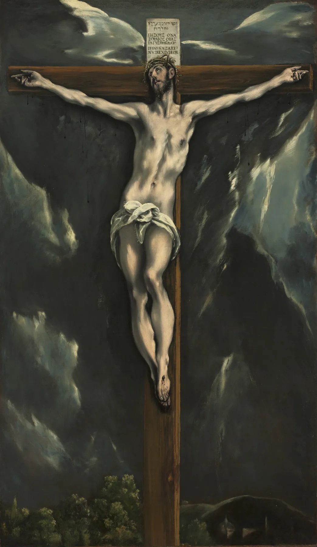 Cristo en la cruz, de El Greco