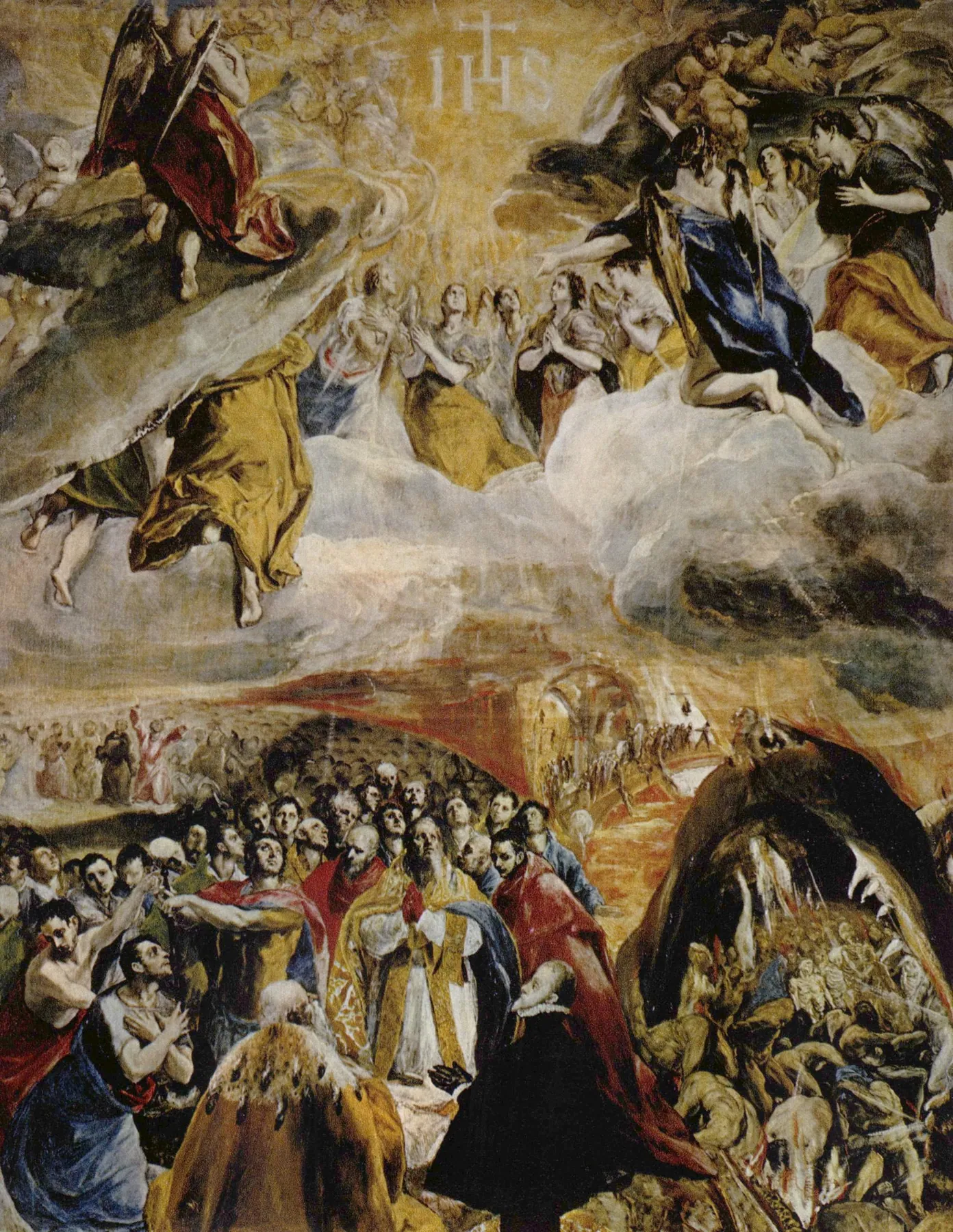 La adoración del nombre de Jesús, de El Greco