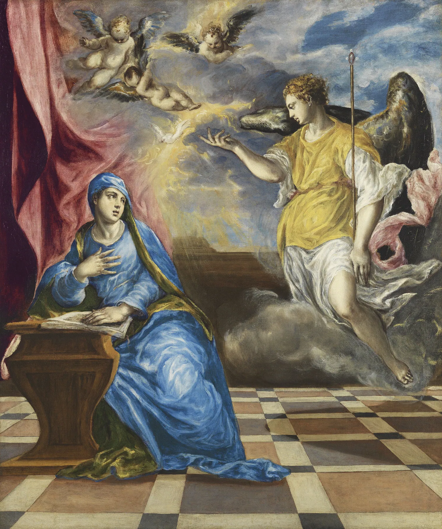 La Anunciación (Etapa final), de El Greco