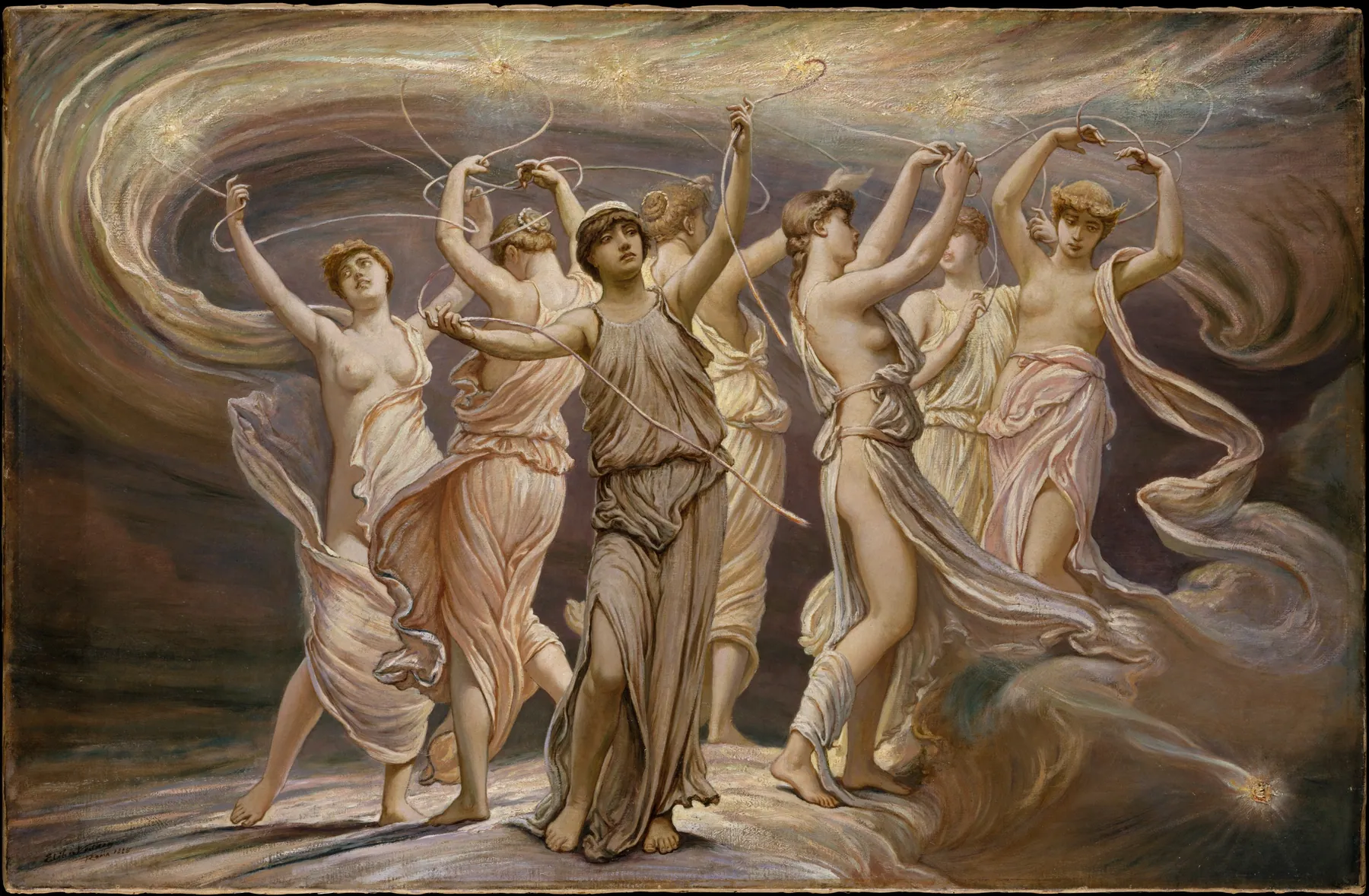 Las Pléyades, de Elihu Vedder