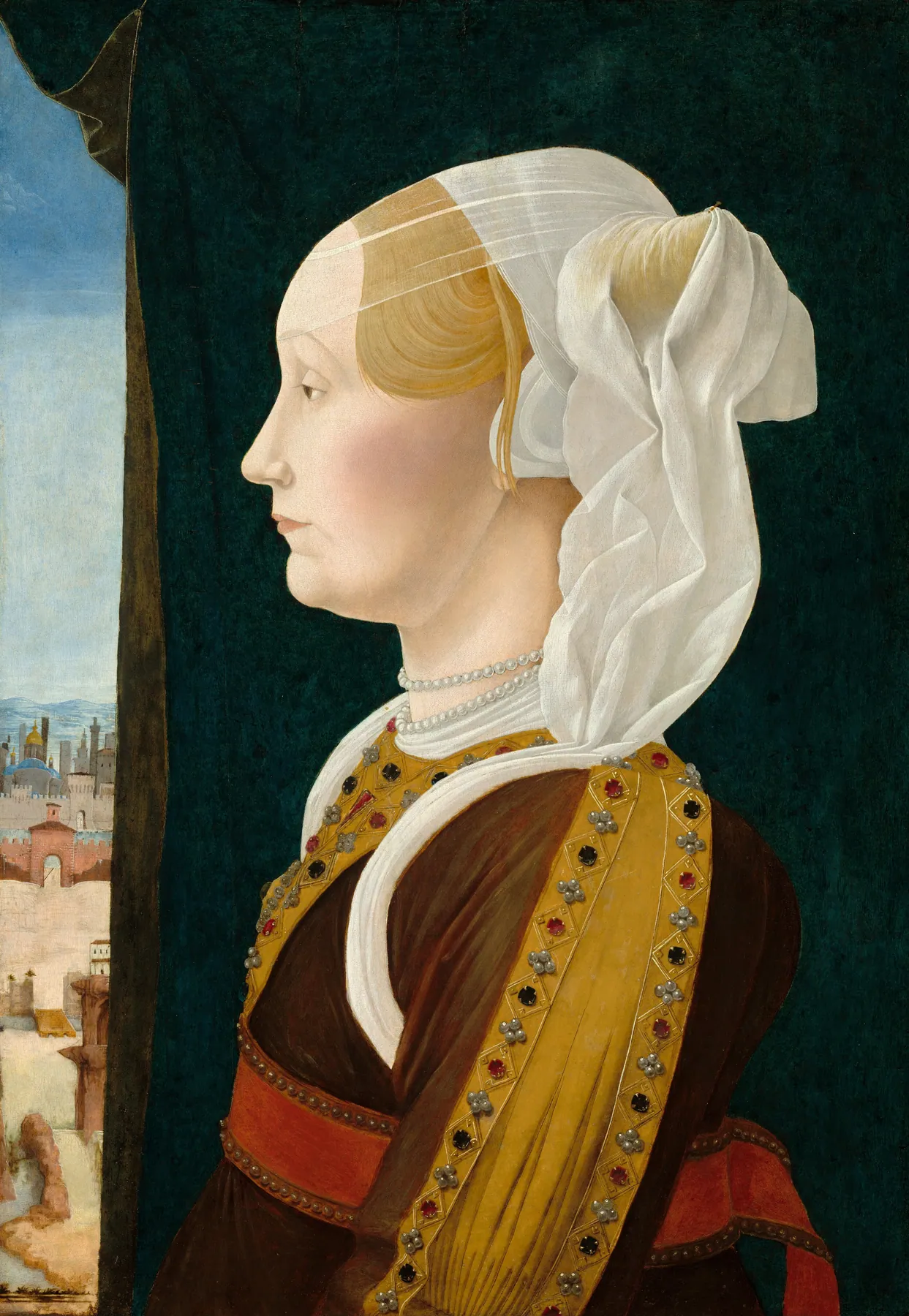 Ginevra Bentivoglio, de Ercole de' Roberti