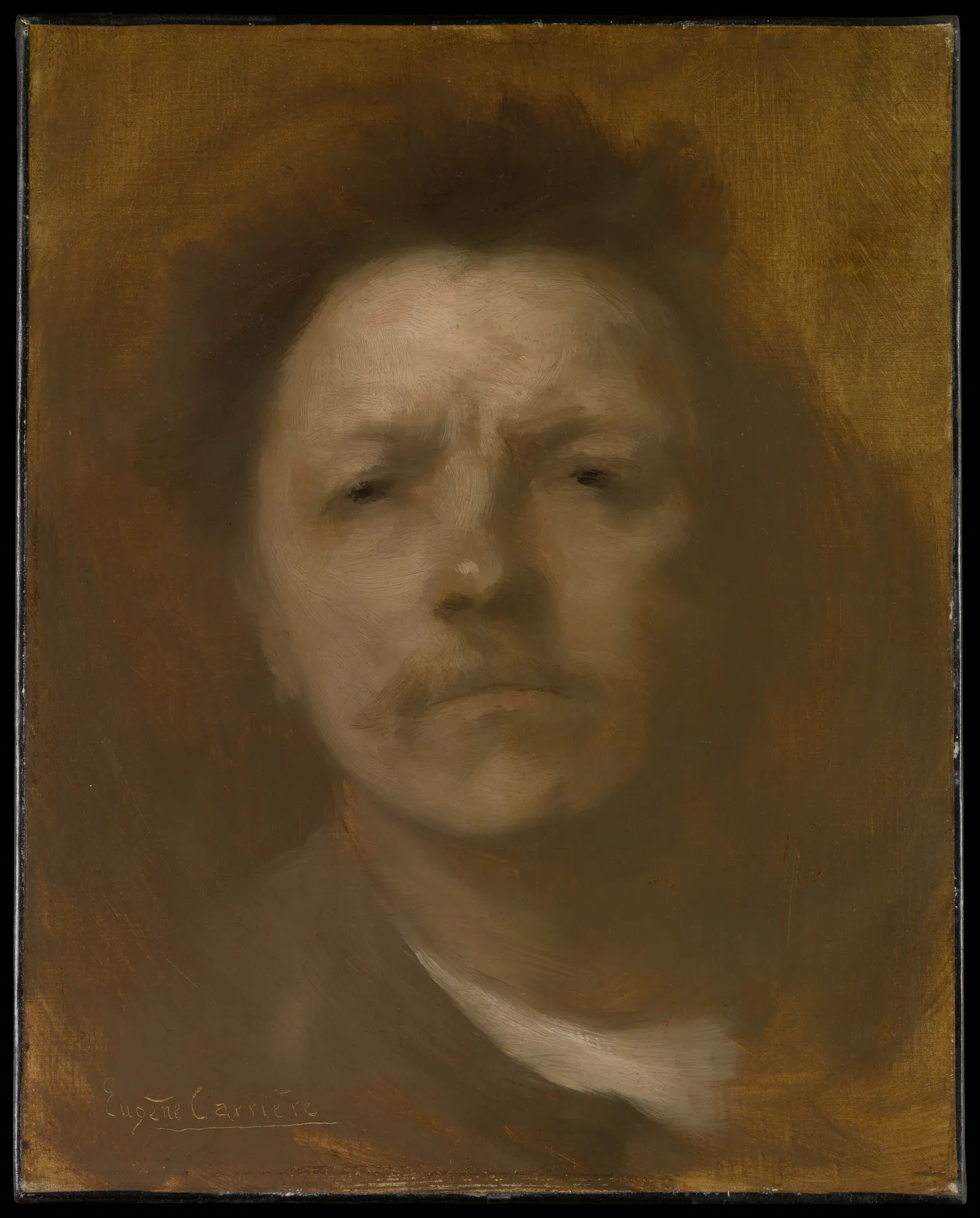 Autorretrato, de Eugène Carrière