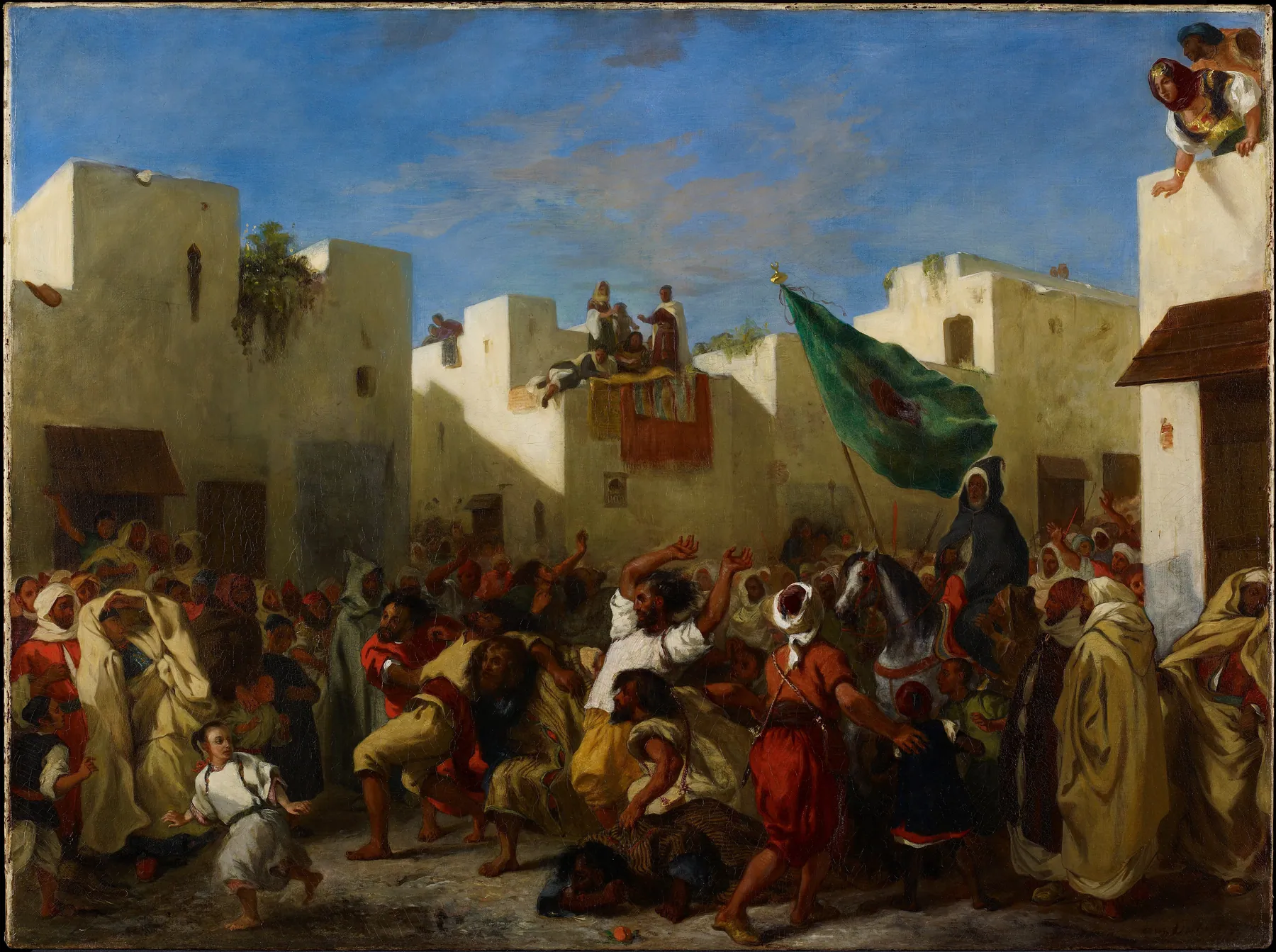 Fanáticos de Tánger, de Eugène Delacroix