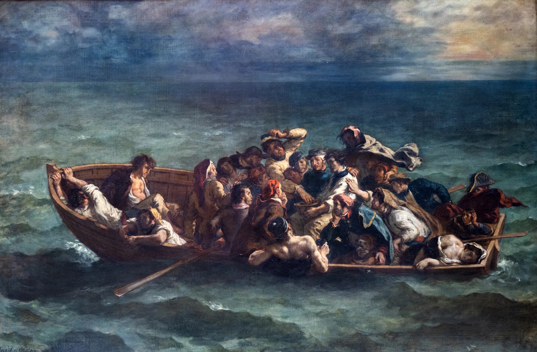 La barca de Don Juan, de Eugène Delacroix