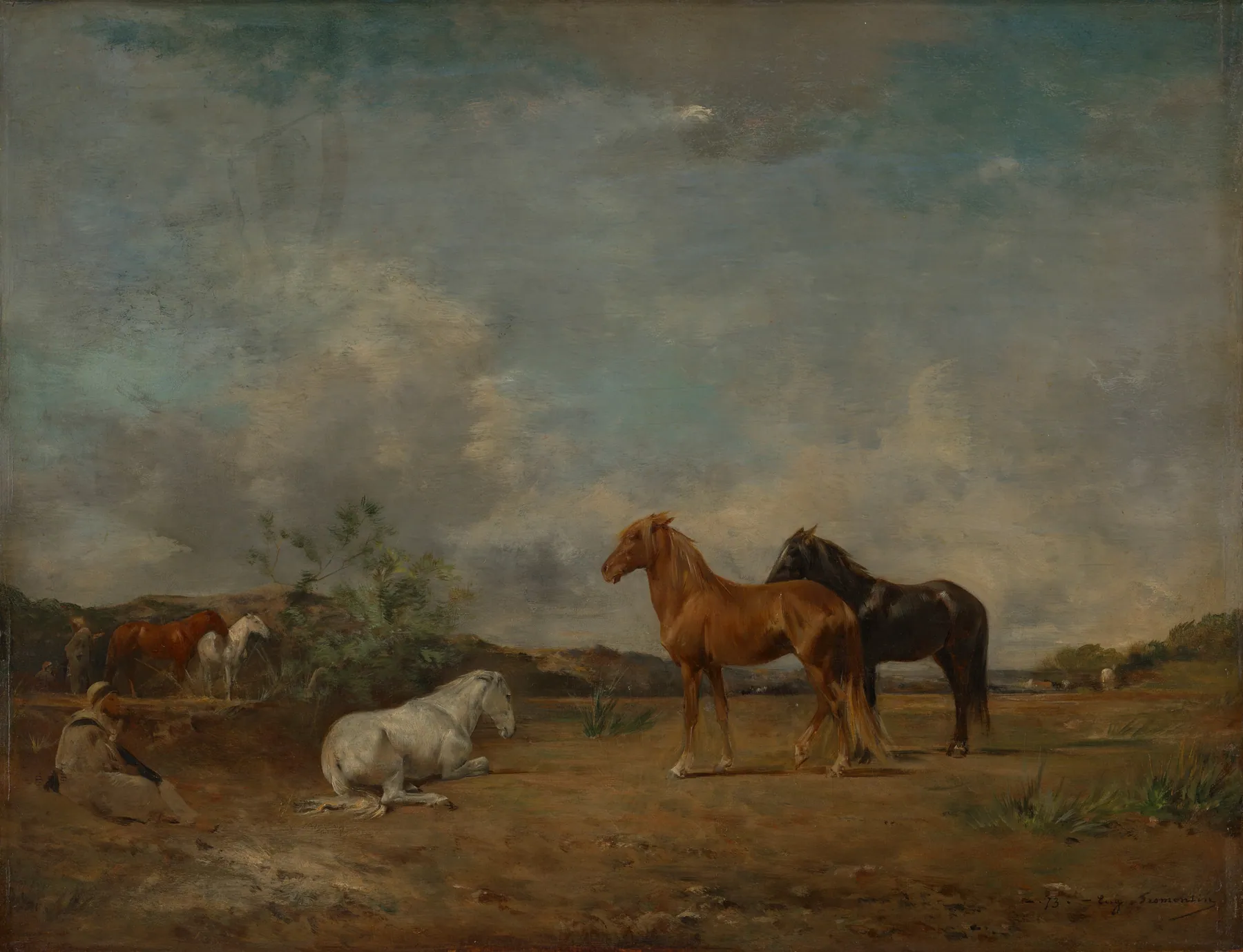 Campamento árabe, de Eugène Fromentin