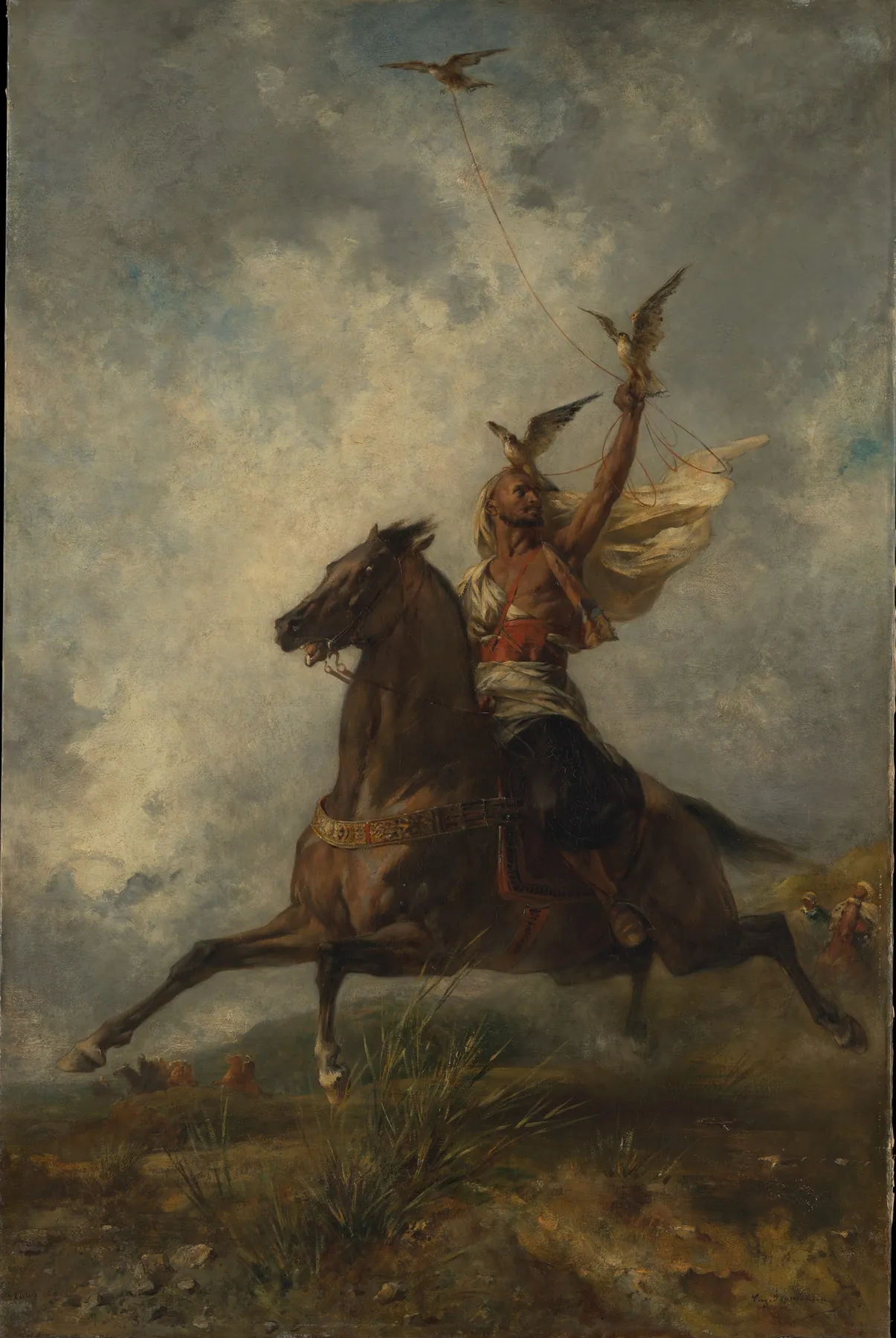 El halconero árabe, de Eugène Fromentin