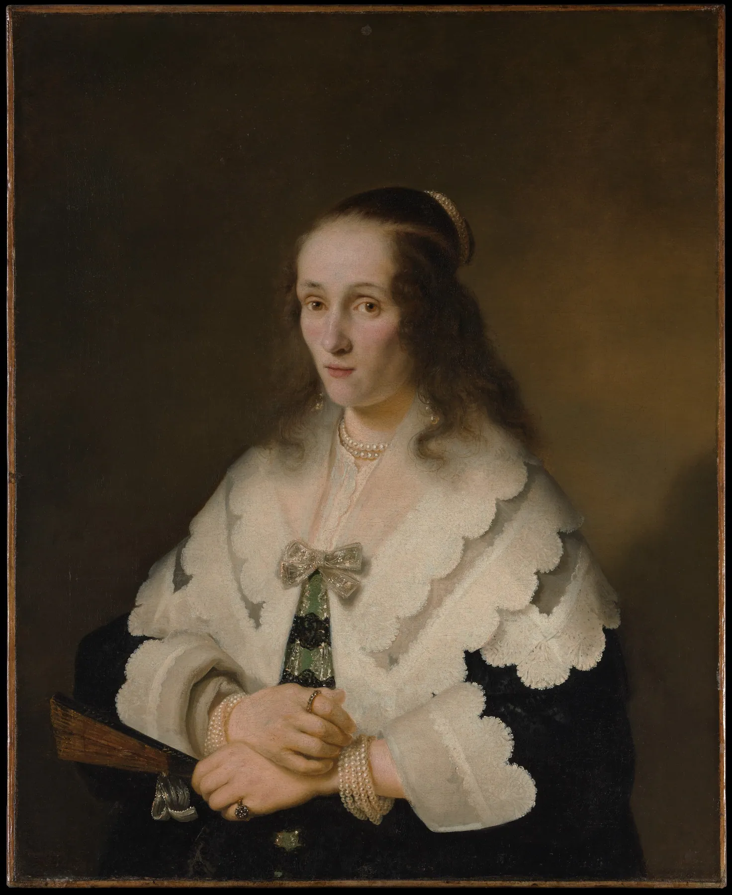 Retrato de una mujer, de Ferdinand Bol