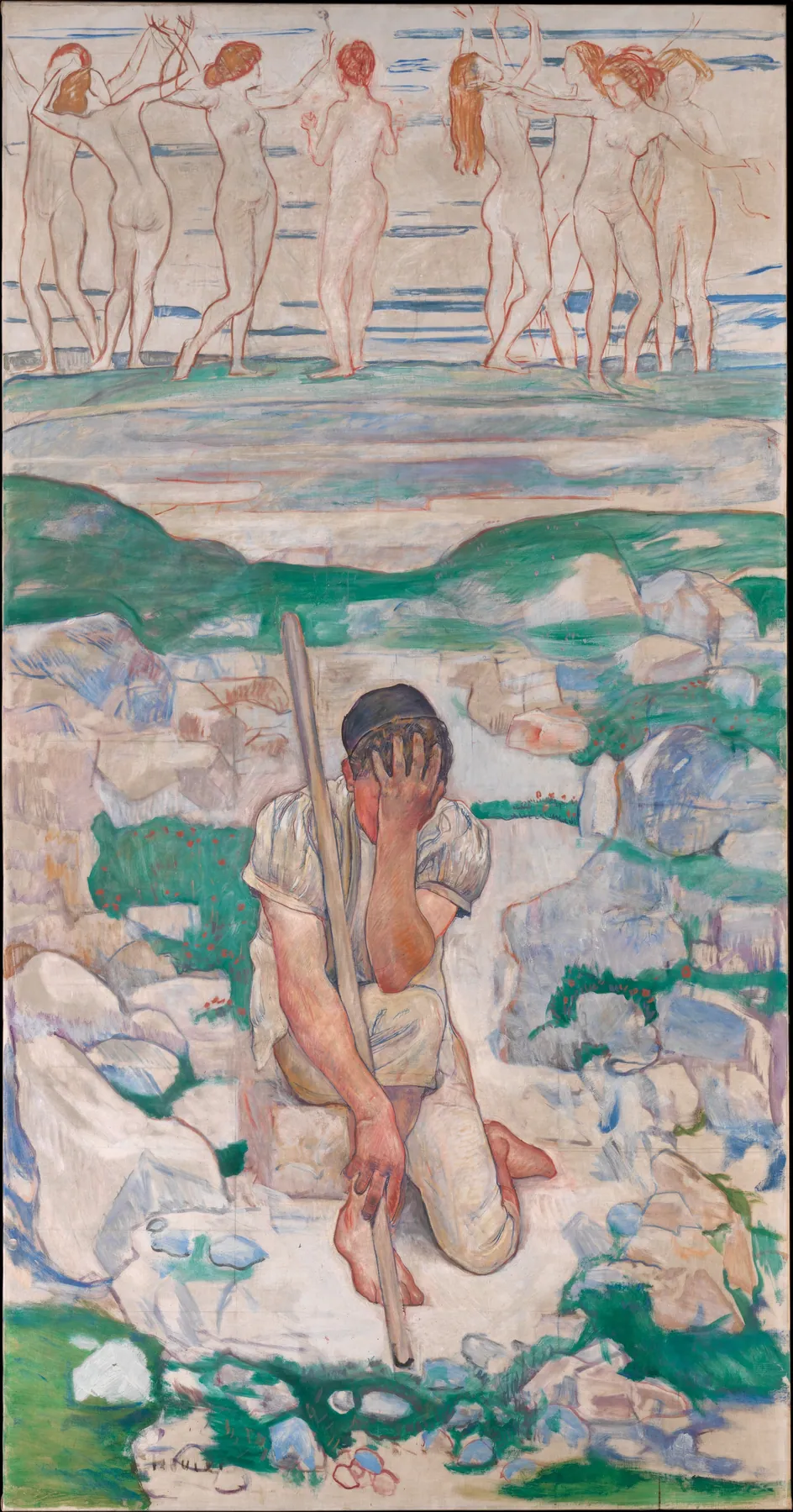 The Shepherd's Dream, by Ferdinand Hodler