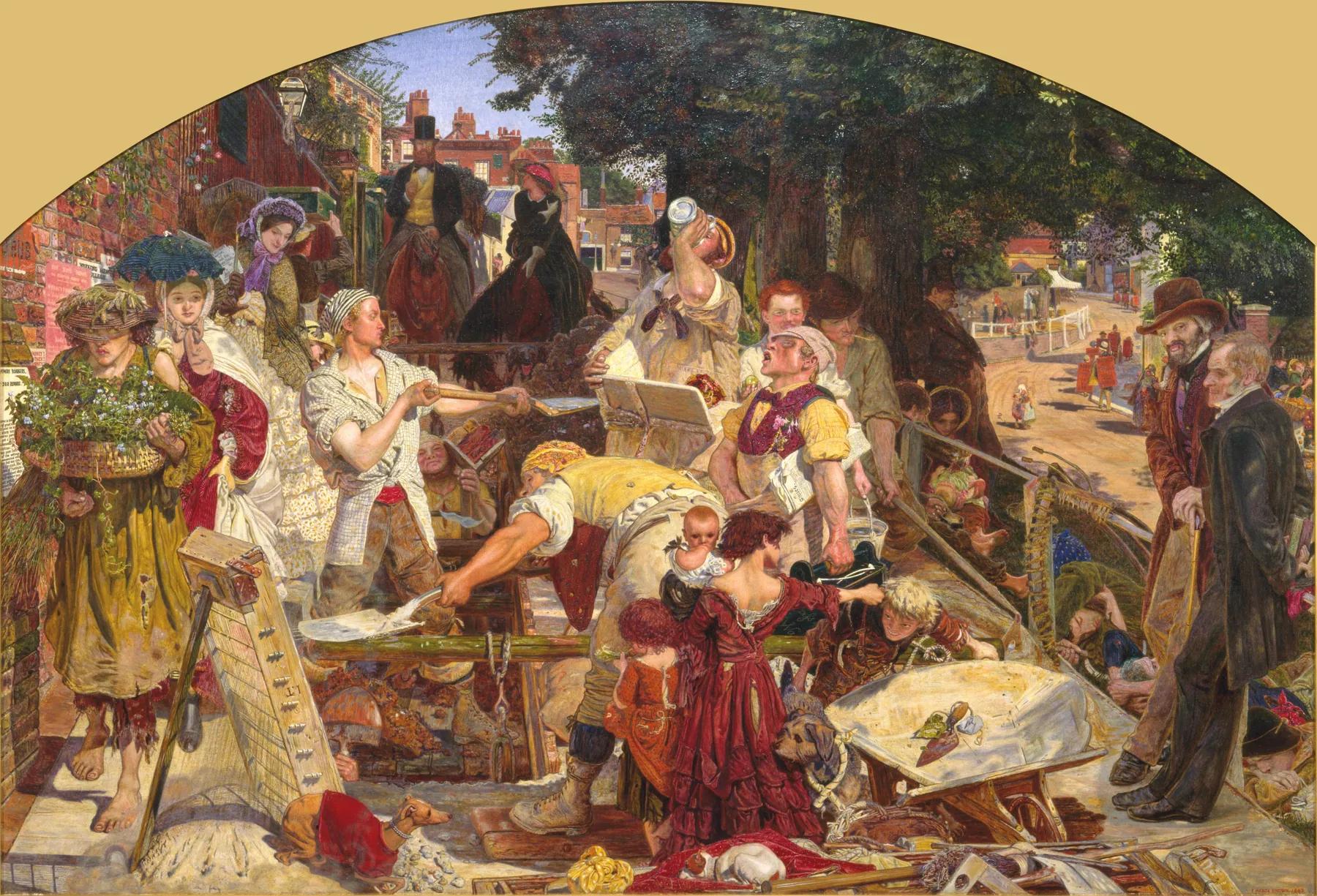 Trabajo, de Ford Madox Brown