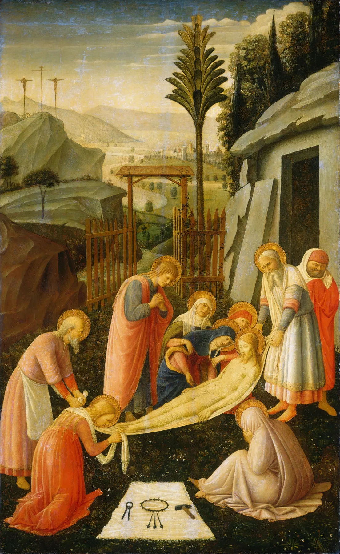 El entierro de Cristo, de Fra Angelico