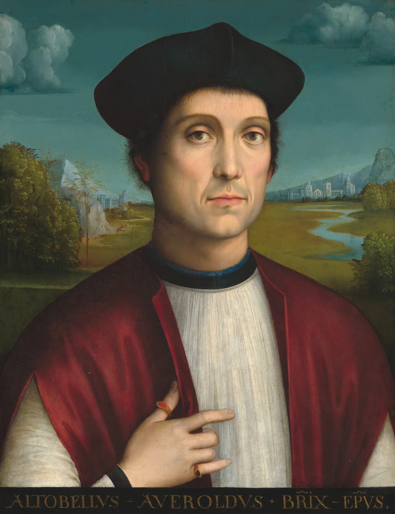 El obispo Altobello Averoldo, de Francesco Francia
