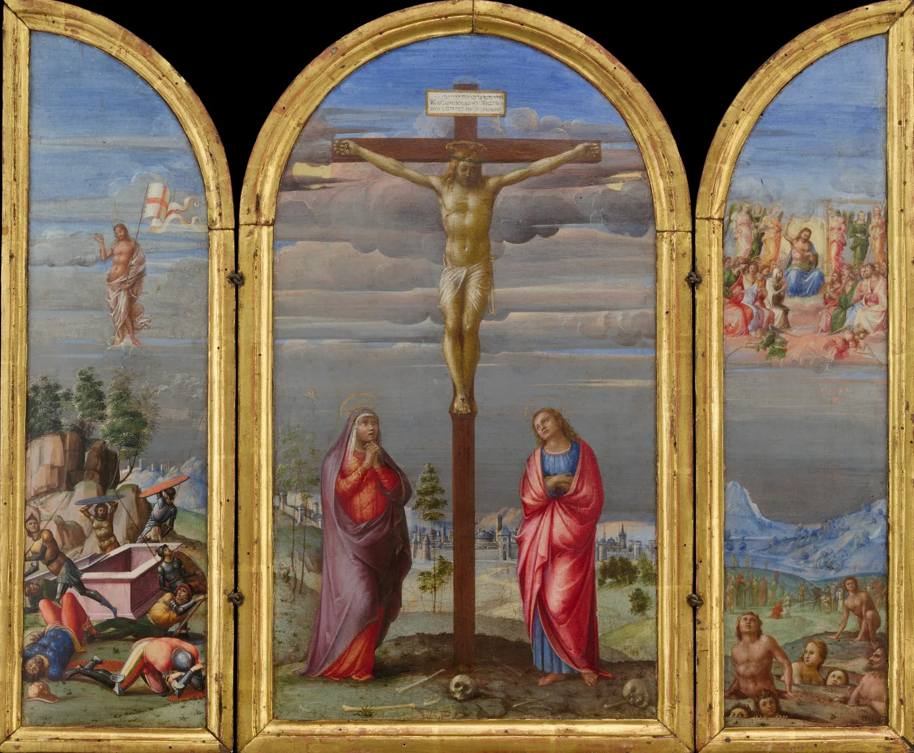 La Crucifixión, de Francesco Granacci