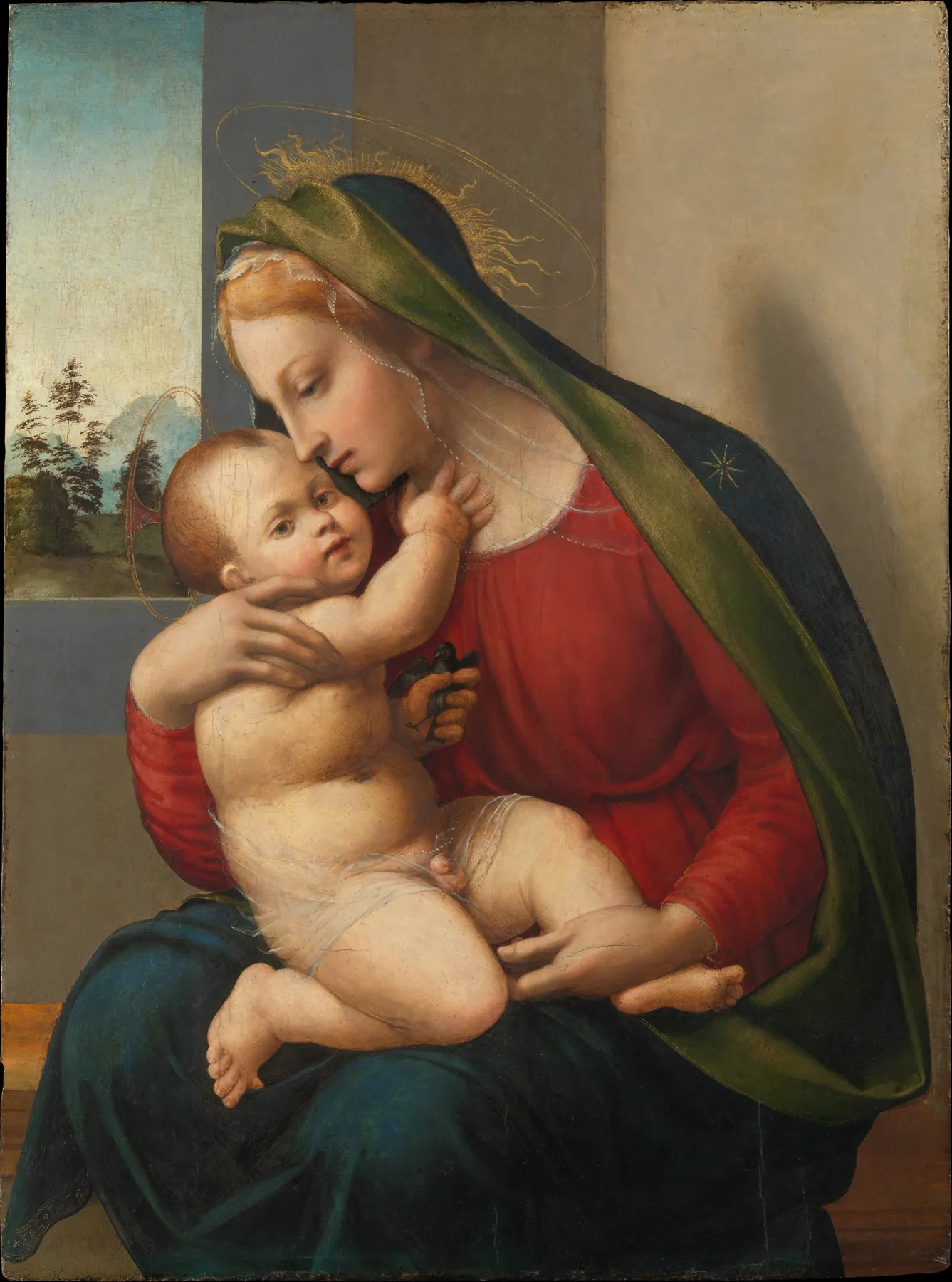 Virgen con el Niño, de Francesco Granacci