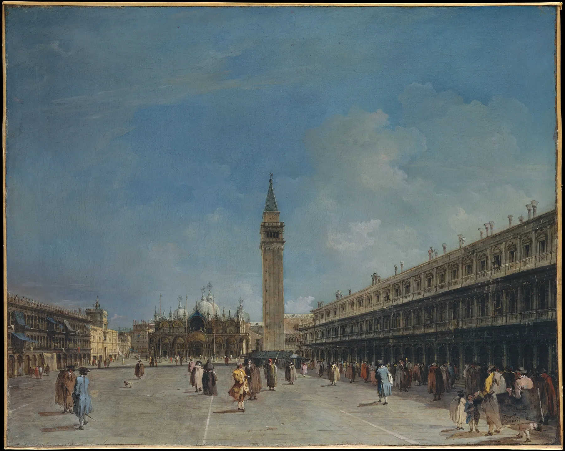 Piazza San Marco, de Francesco Guardi