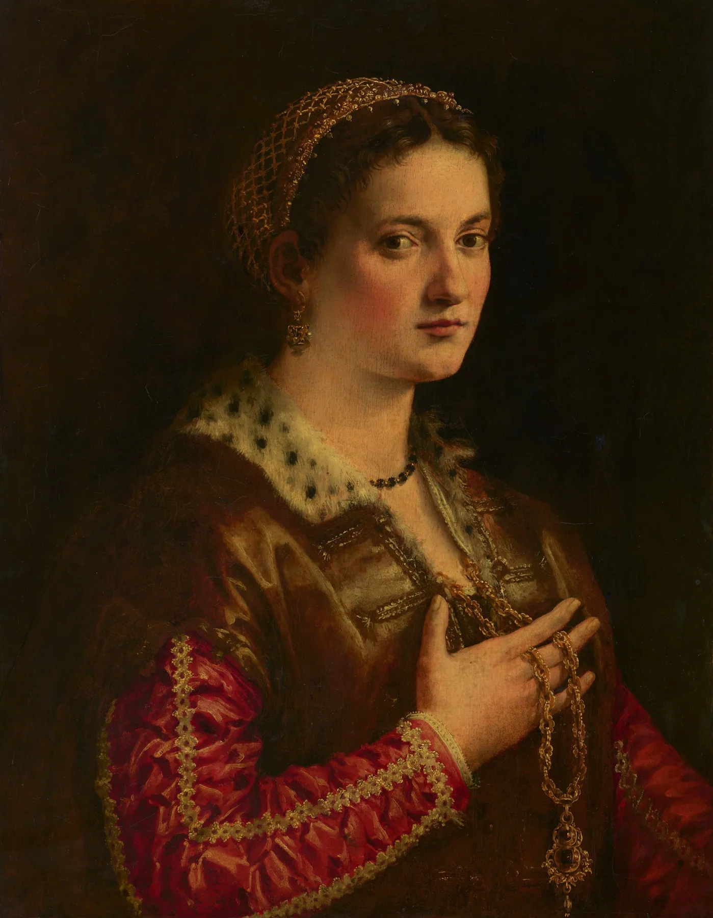 Retrato de una dama, de Francesco Salviati